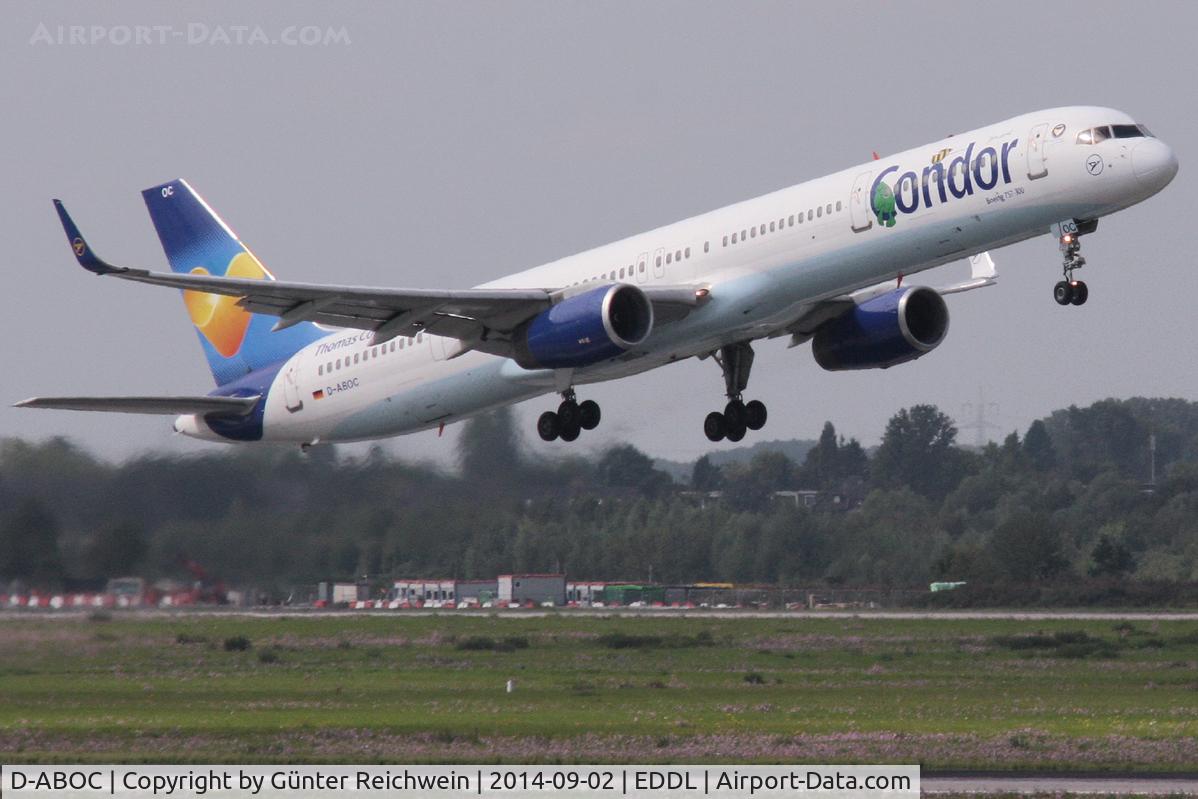 D-ABOC, 1998 Boeing 757-330 C/N 29015, Departing