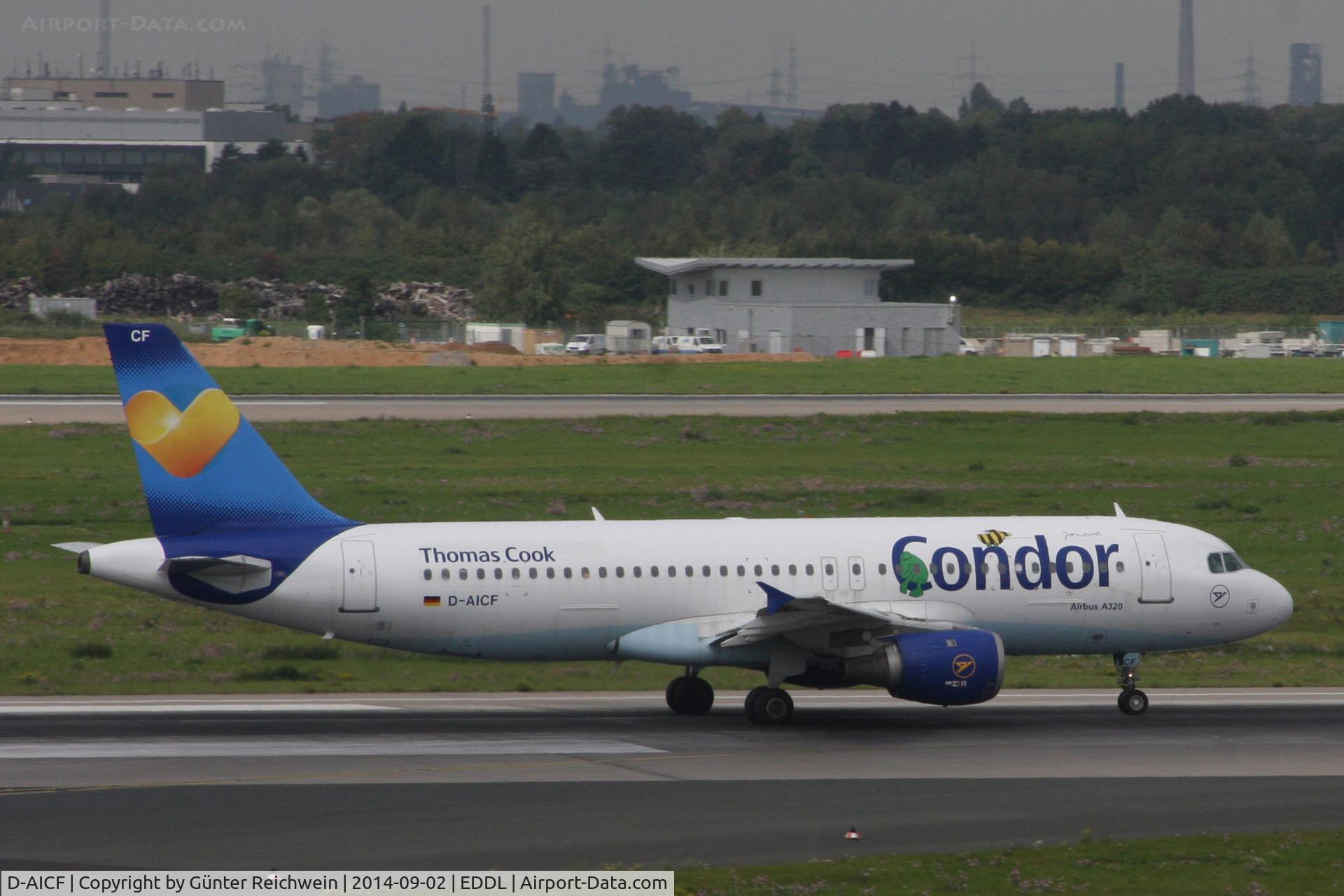 D-AICF, 1998 Airbus A320-212 C/N 0905, Departing