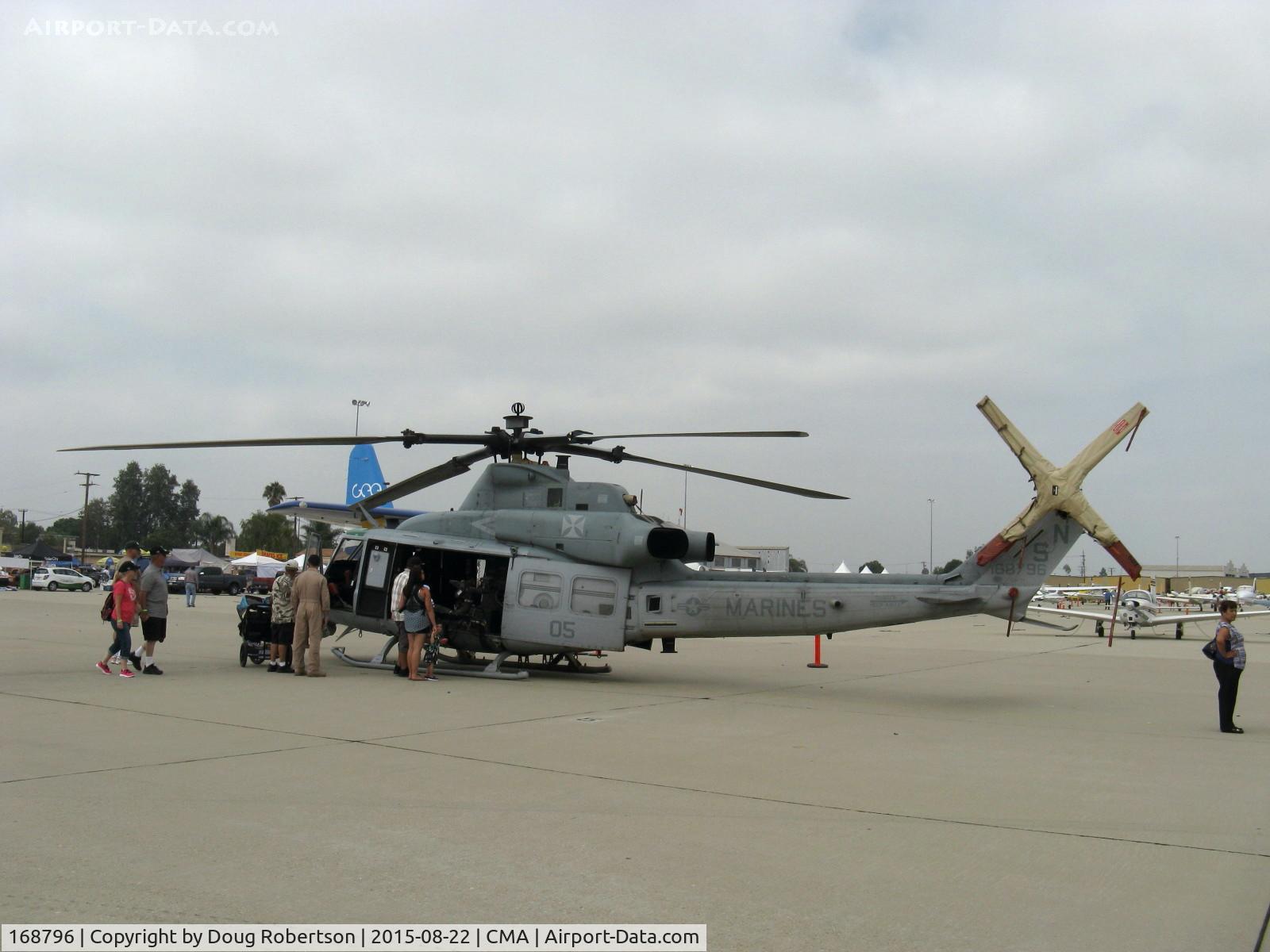 168796, Bell UH-1Y Venom C/N 55193/Y105, BELL UH-1Y VENOM (SUPER HUEY), two General Electric T700-GE-401C Turboshafts, 1,546 shp continuous, Vne-227 mph, Of USMC. Armament-guns, rockets, missiles