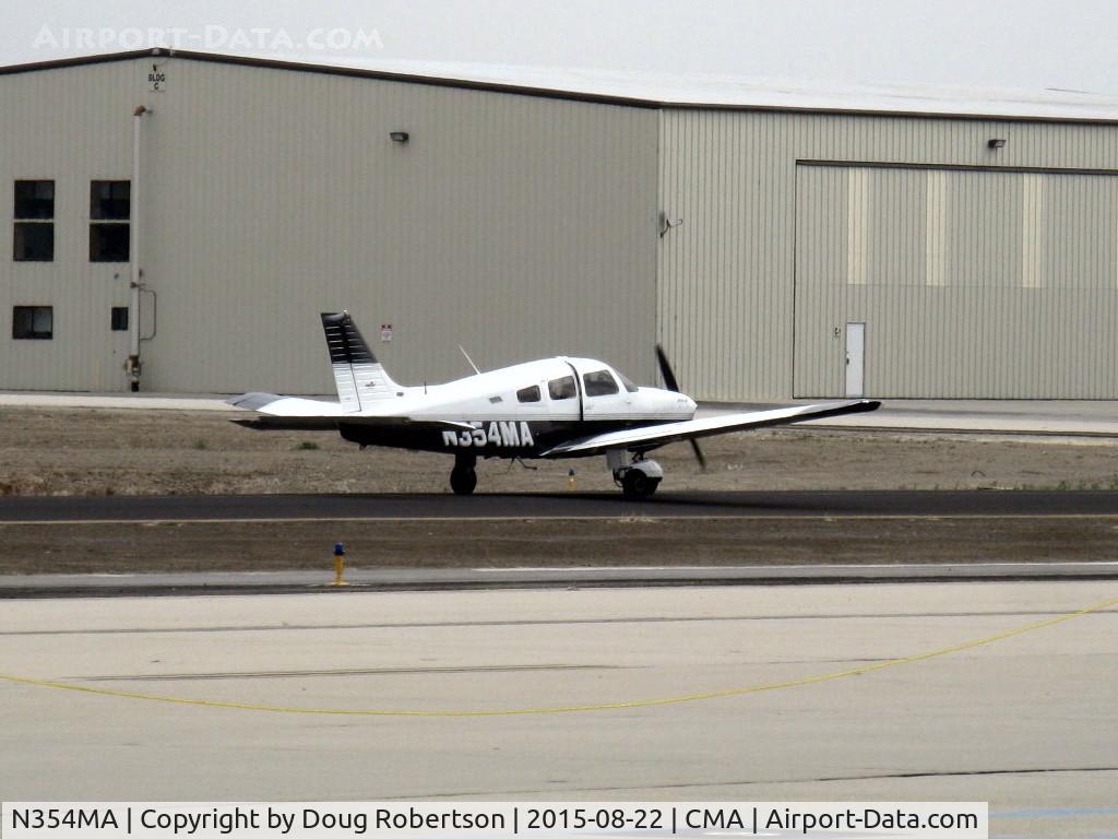 N354MA, 2003 Piper PA-28-181 Archer II C/N 2843545, 2003 Piper PA-28-181 ARCHER II, Lycoming O-360-A4M 180 Hp, taxi back after landing displaced threshold Rwy 26, that's a long taxi to here!