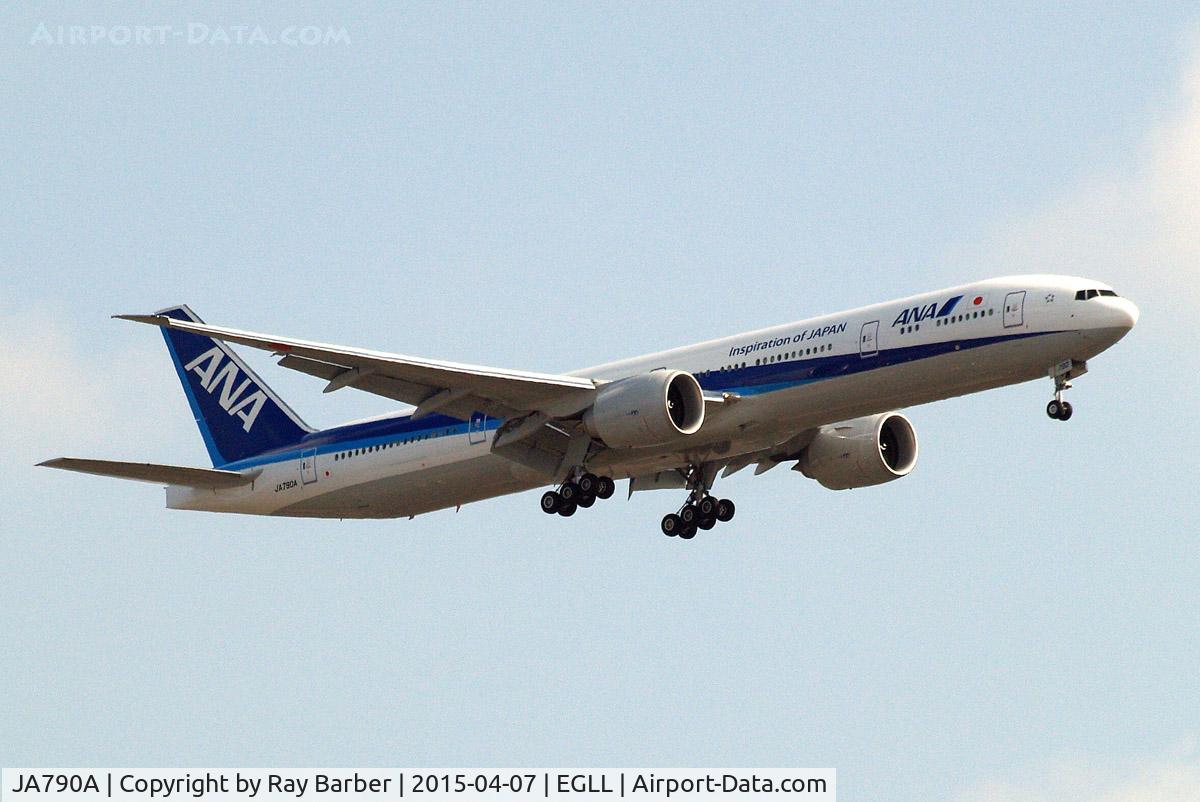JA790A, 2015 Boeing 777-381/ER C/N 60136, Boeing 777-381ER [60136] (All Nippon Airways) Home~G 07/04/2015. On approach 27L.