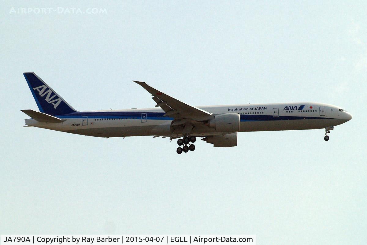 JA790A, 2015 Boeing 777-381/ER C/N 60136, Boeing 777-381ER [60136] (All Nippon Airways) Home~G 07/04/2015. On approach 27L.