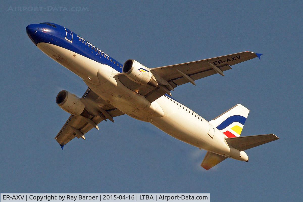 ER-AXV, 1996 Airbus A320-211 C/N 622, Airbus A320-211 [0622] (Air Moldova) Istanbul-Ataturk~TC 16/04/2015. Taken through the glass of the hotel room.