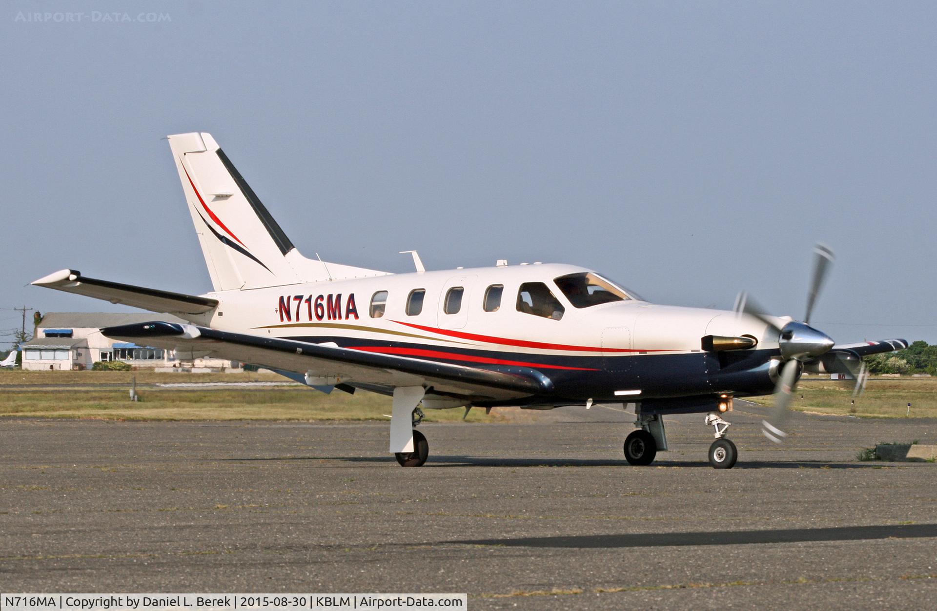 N716MA, 2004 Socata TBM-700 C/N 310, Nice, sleek French single-engine turboprop.