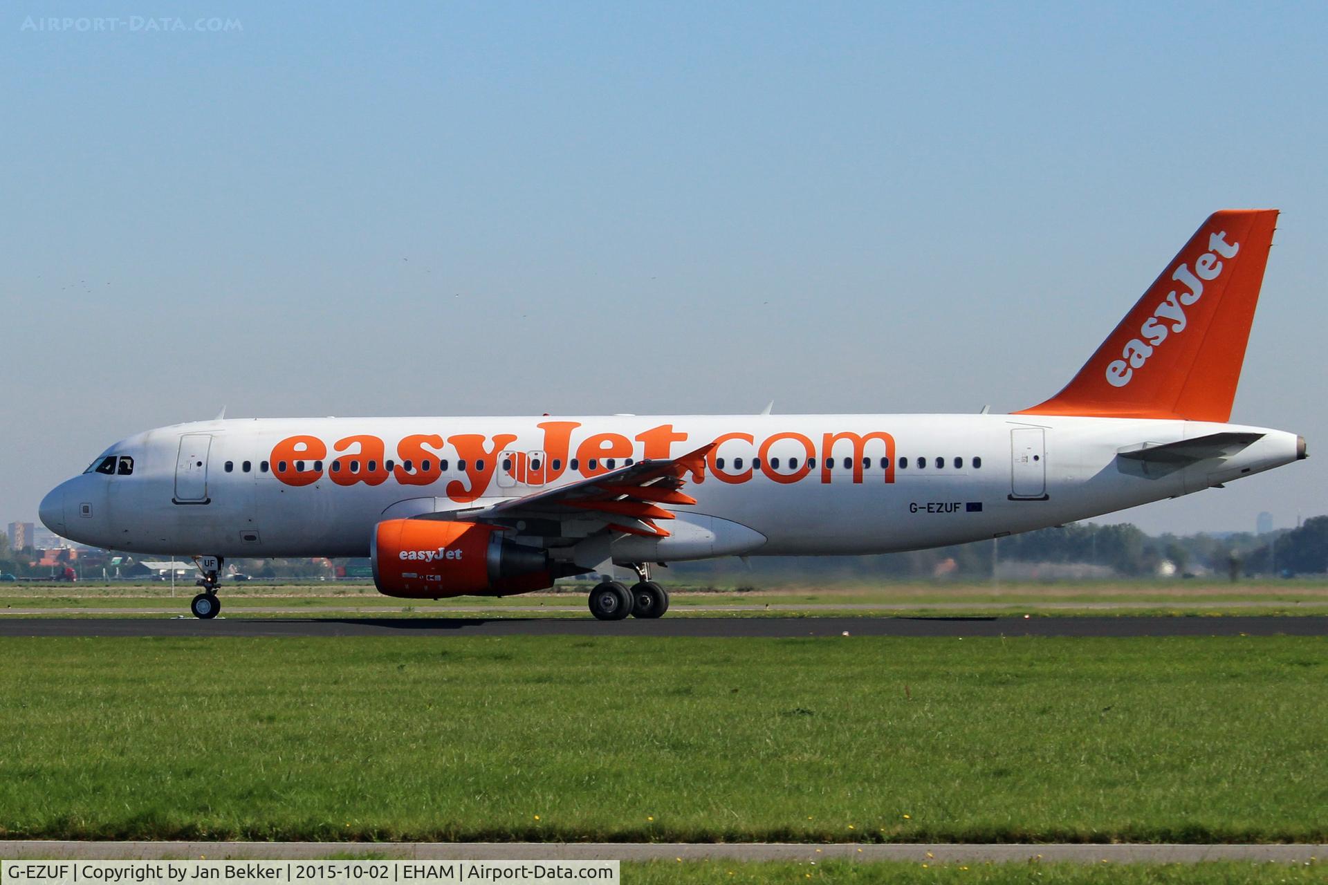 G-EZUF, 2011 Airbus A320-214 C/N 4676, Schiphol, Polderbaan Taking off