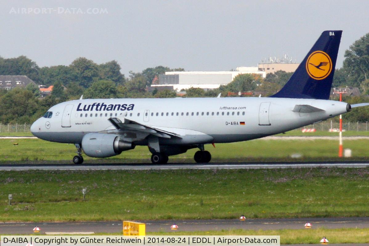 D-AIBA, 2009 Airbus A319-114 C/N 4141, Departing