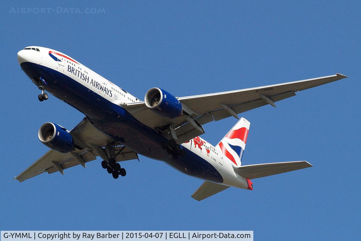 G-YMML, 2001 Boeing 777-236/ER C/N 30313, Boeing 777-236ER [30313] (British Airways) Home~G 07/04/2015