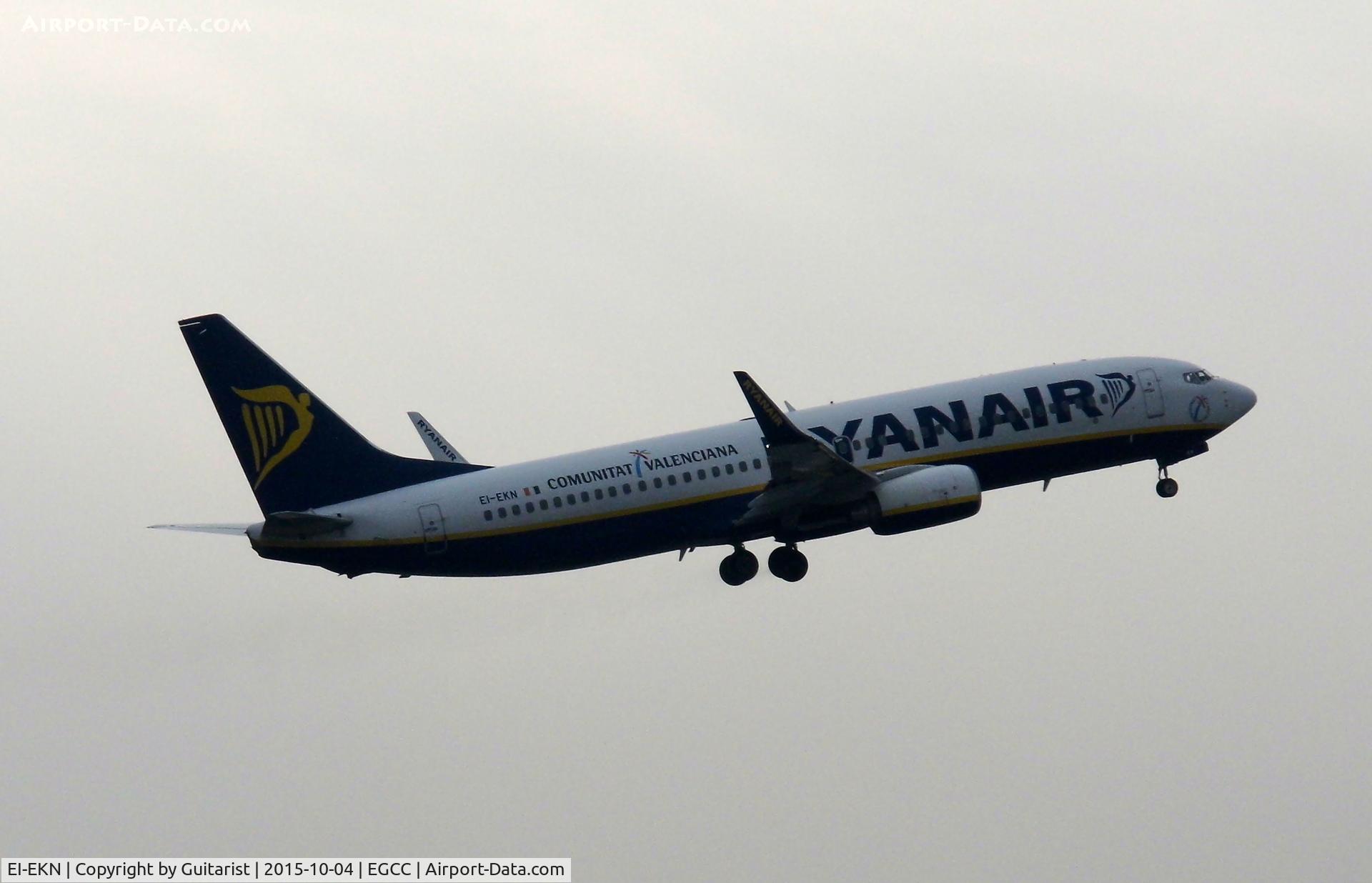 EI-EKN, 2010 Boeing 737-8AS C/N 35026, At Manchester