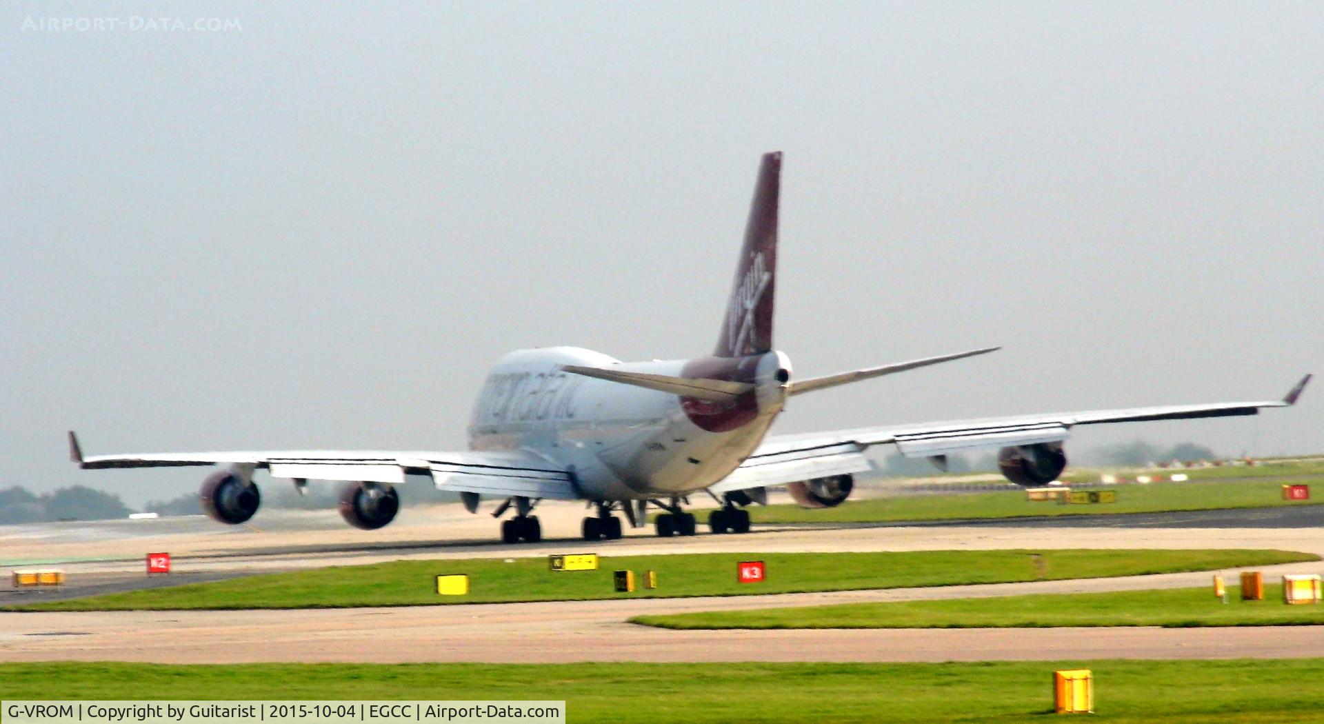G-VROM, 2001 Boeing 747-443 C/N 32339, At Manchester