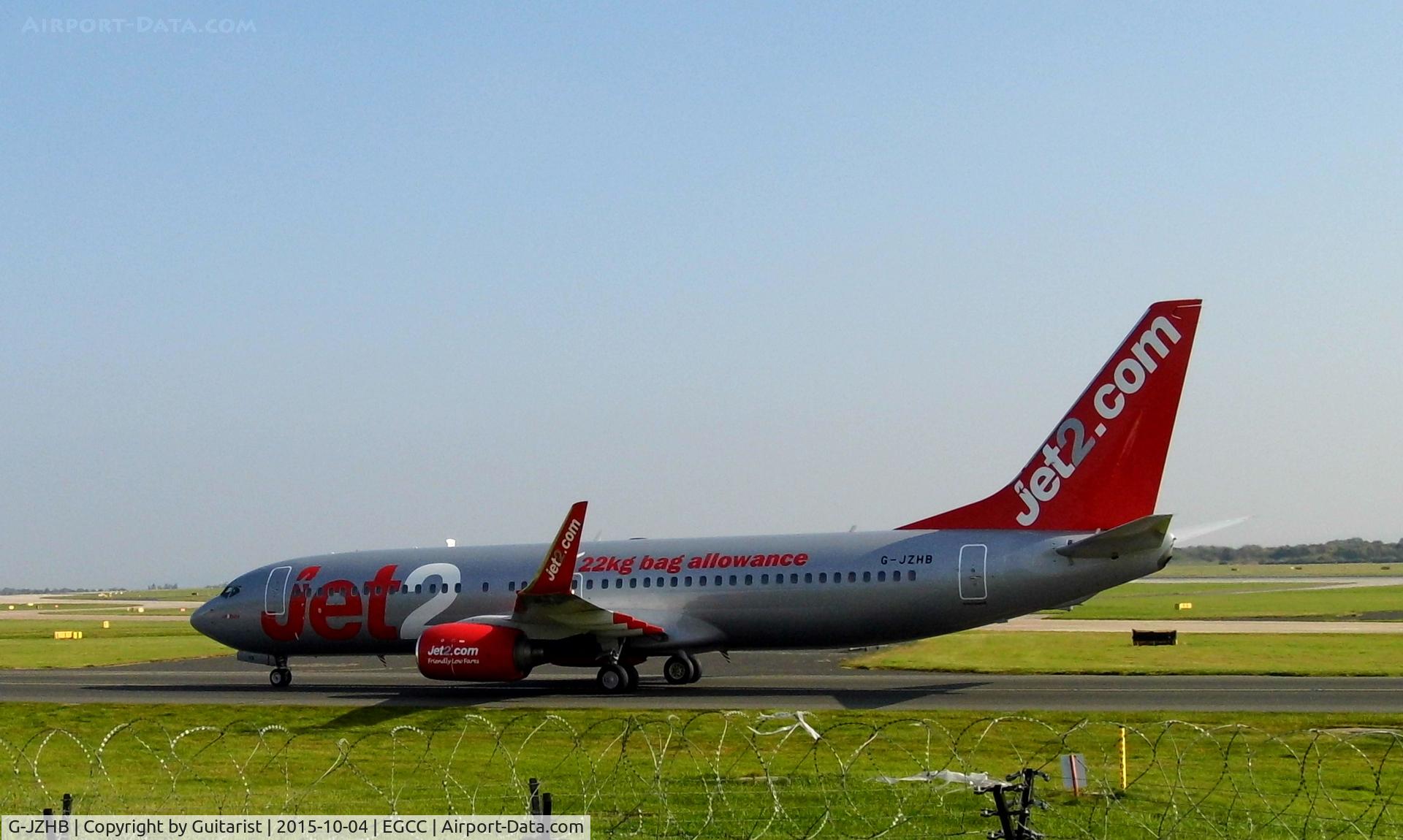 G-JZHB, 2000 Boeing 737-8K5 C/N 28623, At Manchester