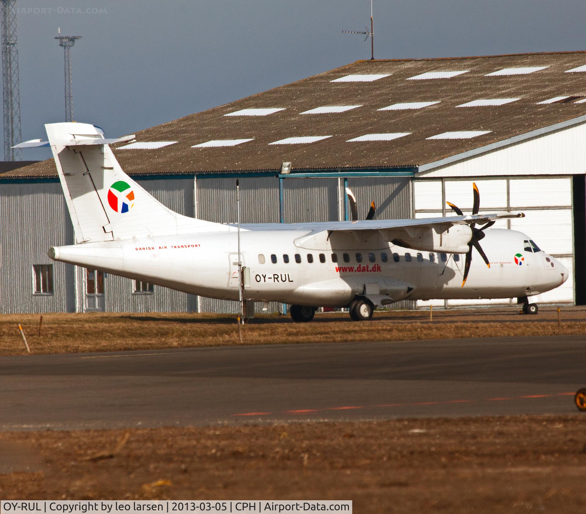OY-RUL, 1996 ATR 42-512 C/N 501, Copenhagen 5.3.13