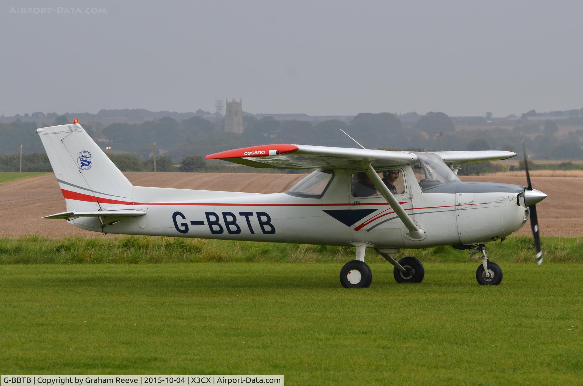 G-BBTB, 1973 Reims FRA150L Aerobat C/N 0224, Just landed at Northrepps.