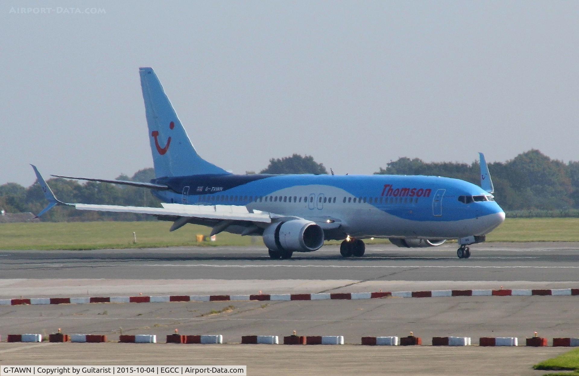 G-TAWN, 2013 Boeing 737-8K5 C/N 37251, At Manchester