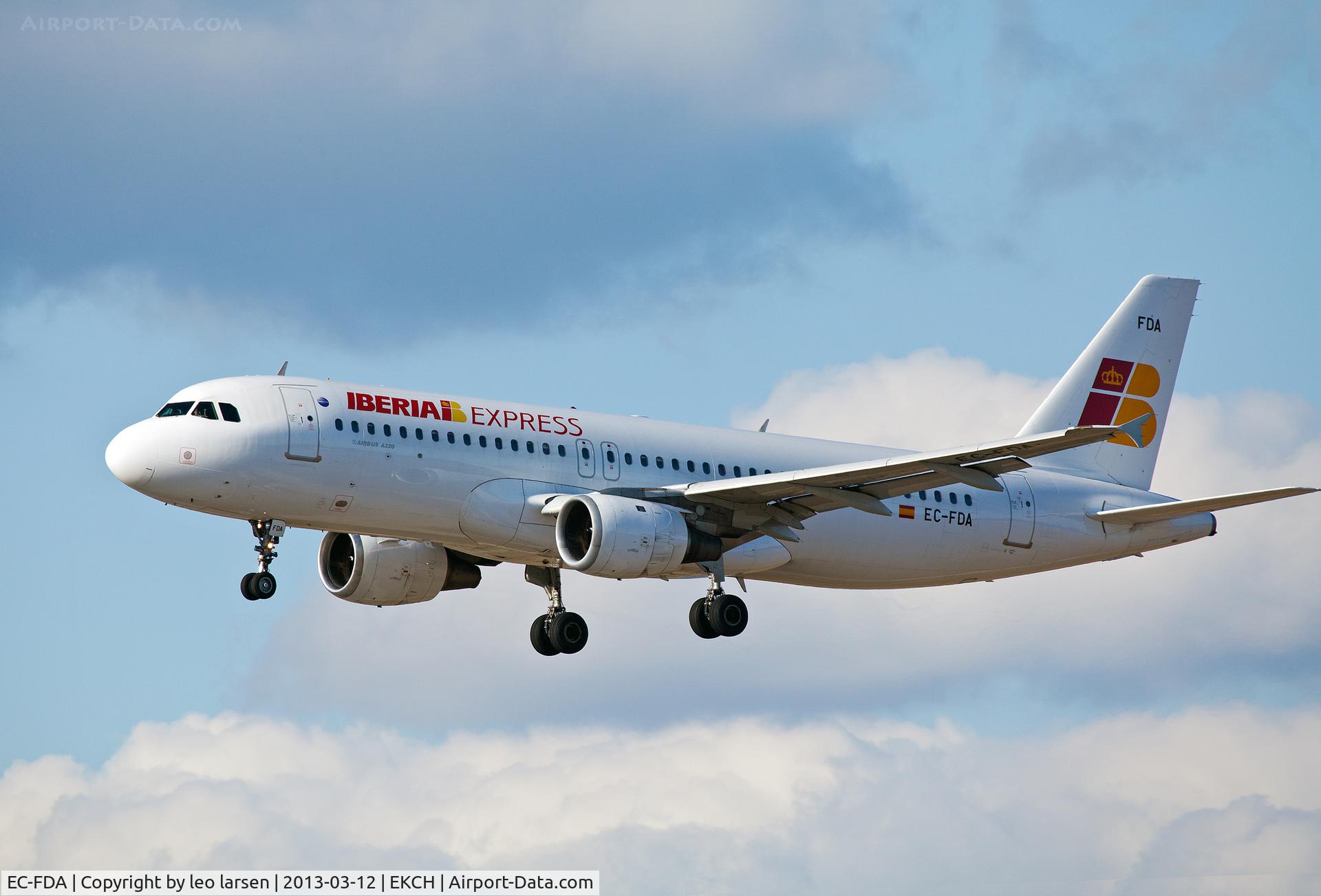 EC-FDA, 1991 Airbus A320-211 C/N 176, Copenhagen 12.3.13