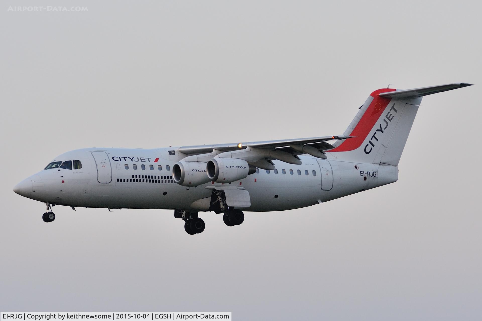 EI-RJG, 1999 British Aerospace Avro 146-RJ85A C/N E2344, Return visitor.