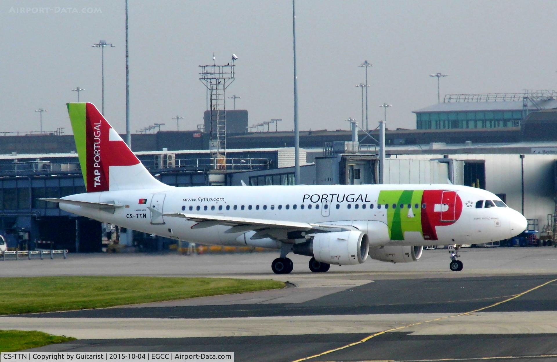 CS-TTN, 1999 Airbus A319-111 C/N 1120, At Manchester
