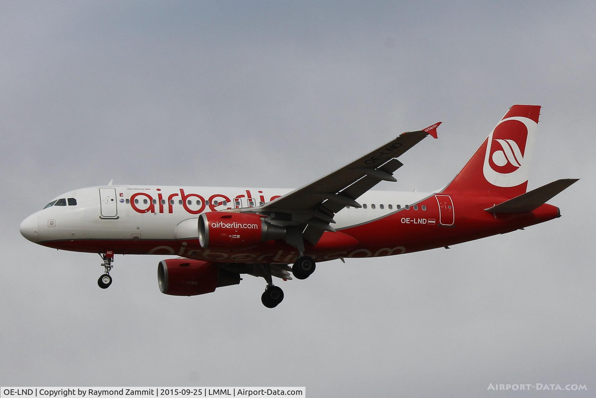 OE-LND, 2008 Airbus A319-112 C/N 3689, A319 OE-LND Air Berlin