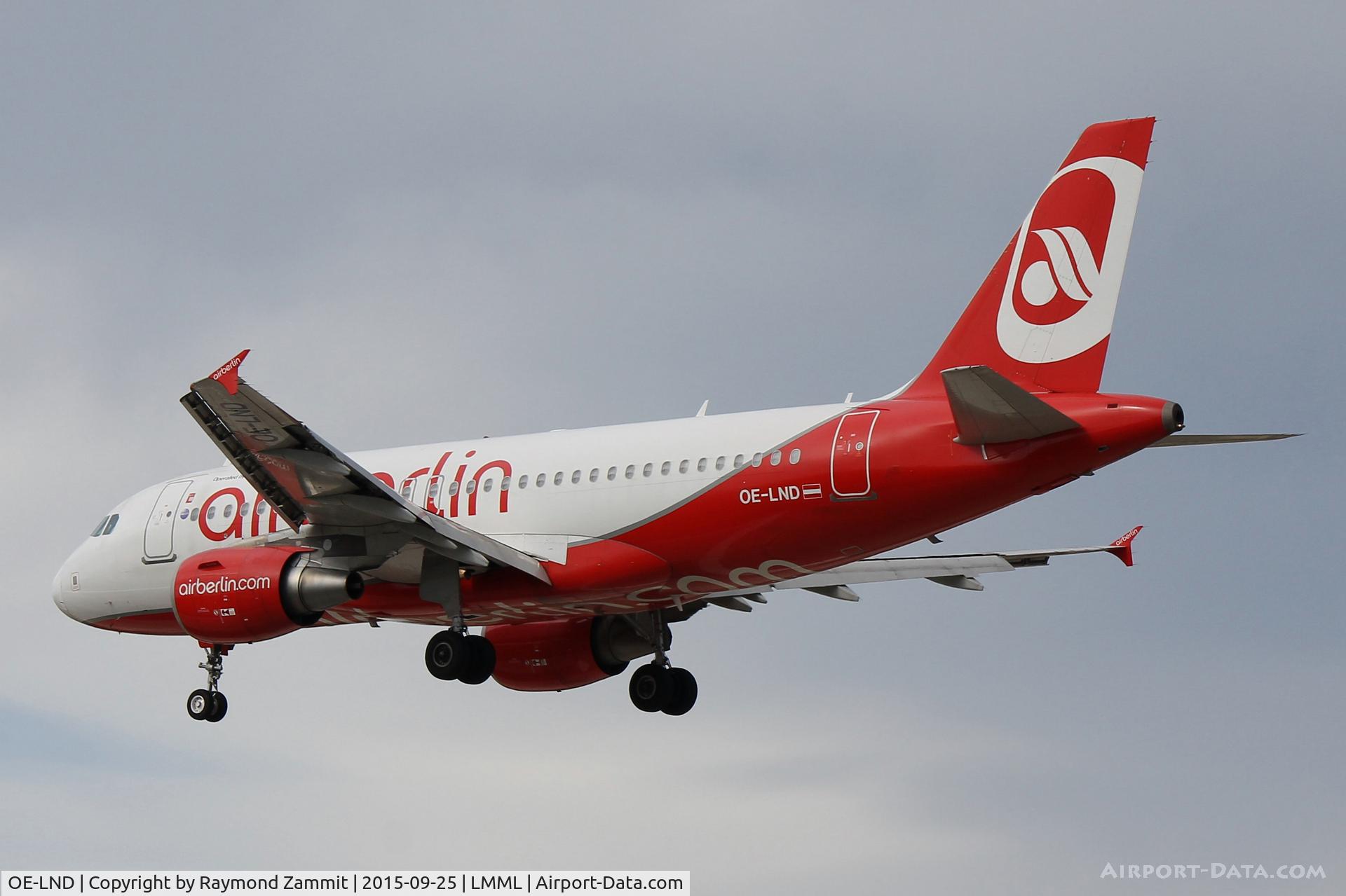 OE-LND, 2008 Airbus A319-112 C/N 3689, A319 OE-LND Air Berlin
