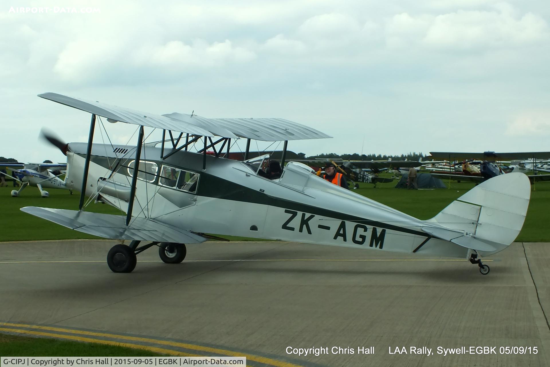 G-CIPJ, 1938 De Havilland DH.83 Fox Moth C/N TS2810, at the LAA Rally 2015, Sywell