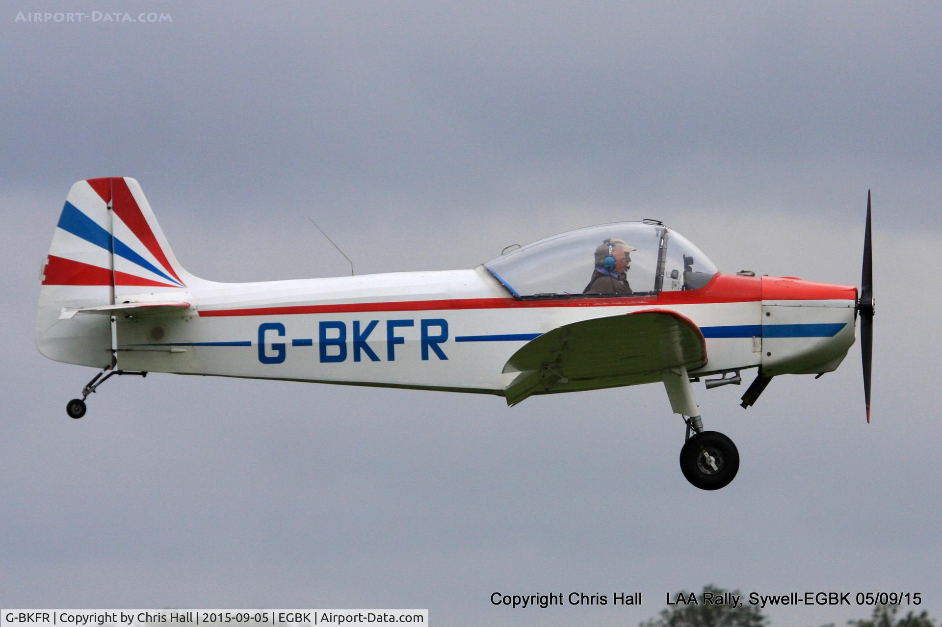 G-BKFR, 1959 Piel CP-301C Emeraude C/N 519, at the LAA Rally 2015, Sywell
