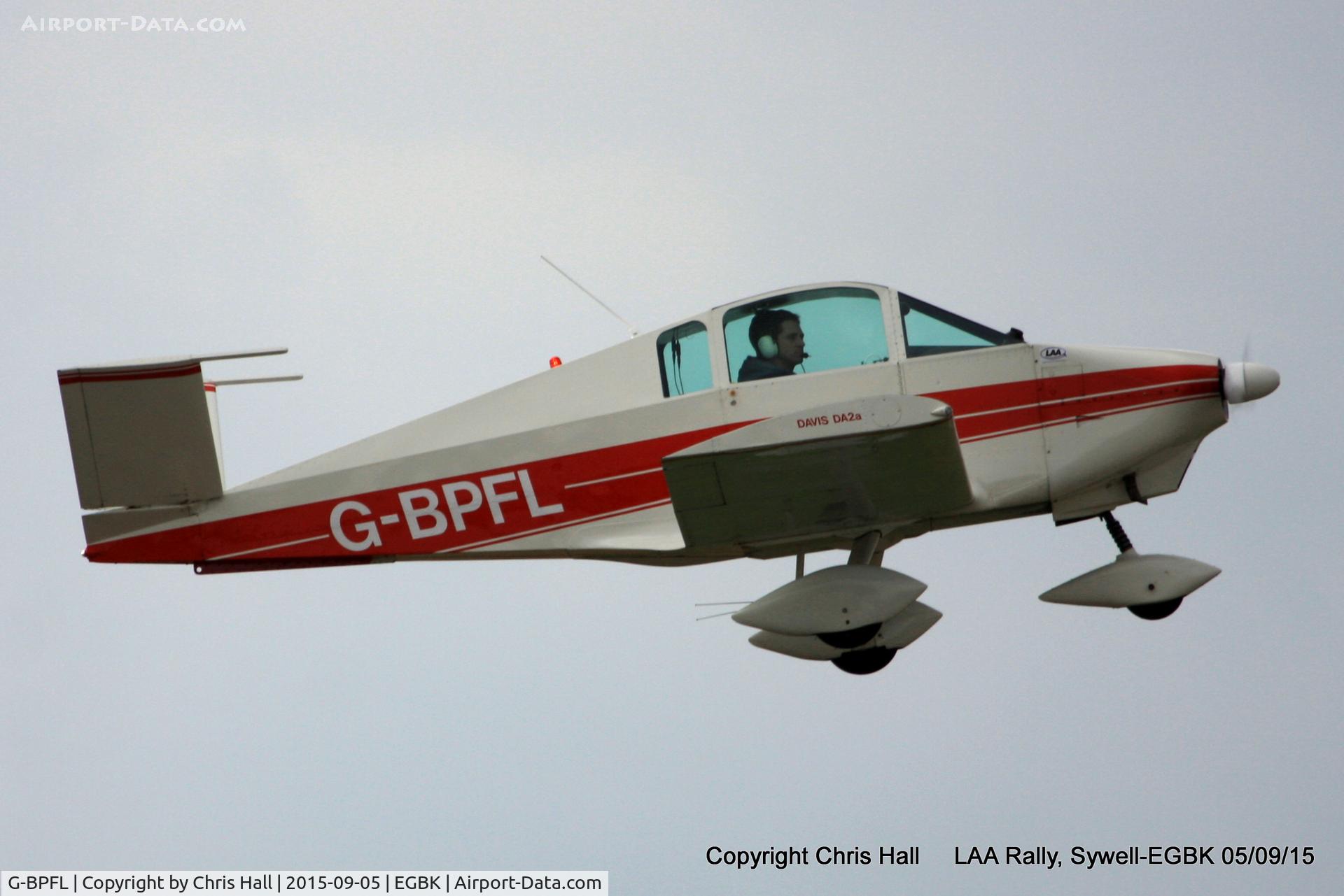 G-BPFL, 1973 Davis DA-2A C/N 051, at the LAA Rally 2015, Sywell