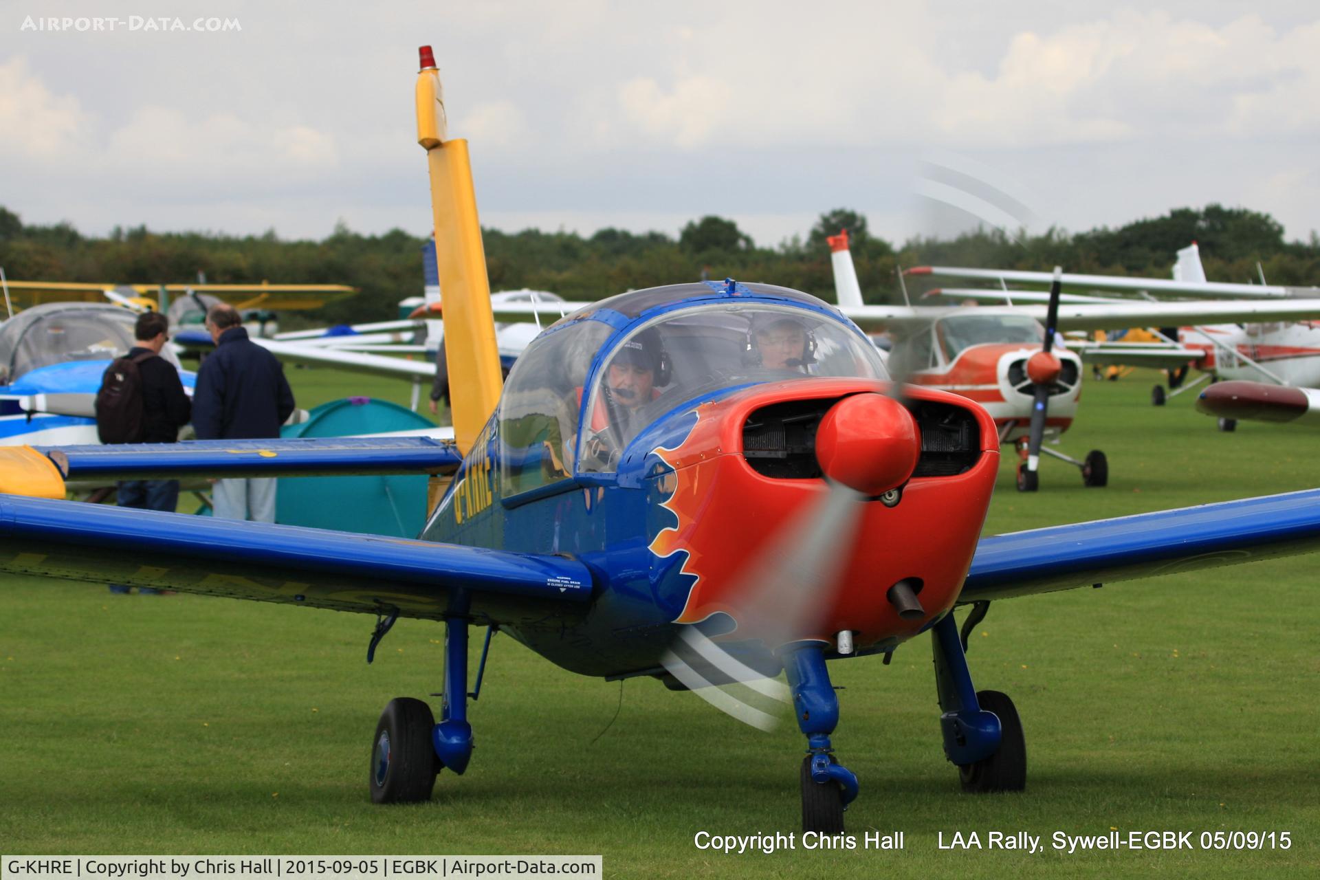 G-KHRE, 1979 Socata Rallye 150SV Garnement C/N 2931, at the LAA Rally 2015, Sywell