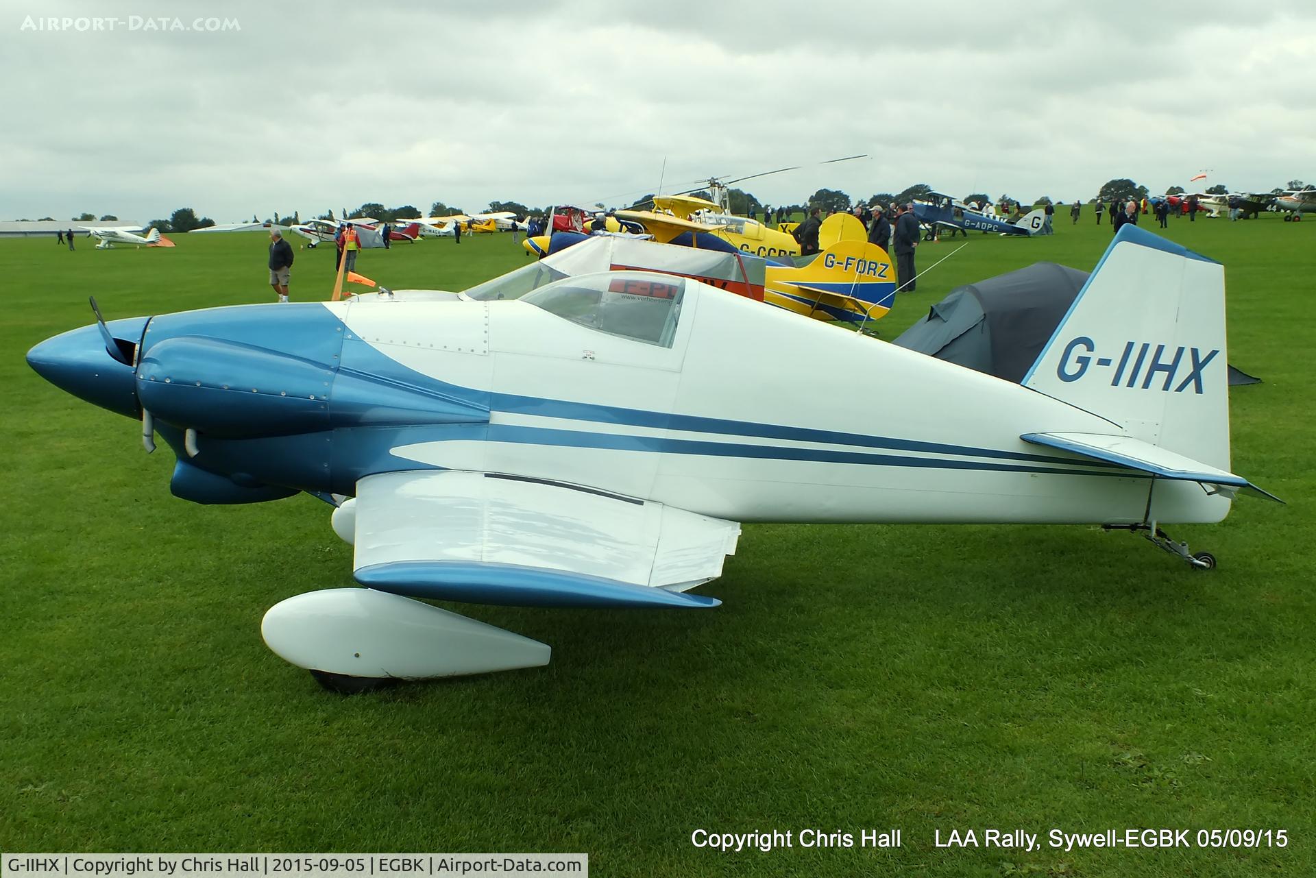 G-IIHX, 1971 Mustang Aeronautics Midget Mustang MM-1 C/N 266, at the LAA Rally 2015, Sywell