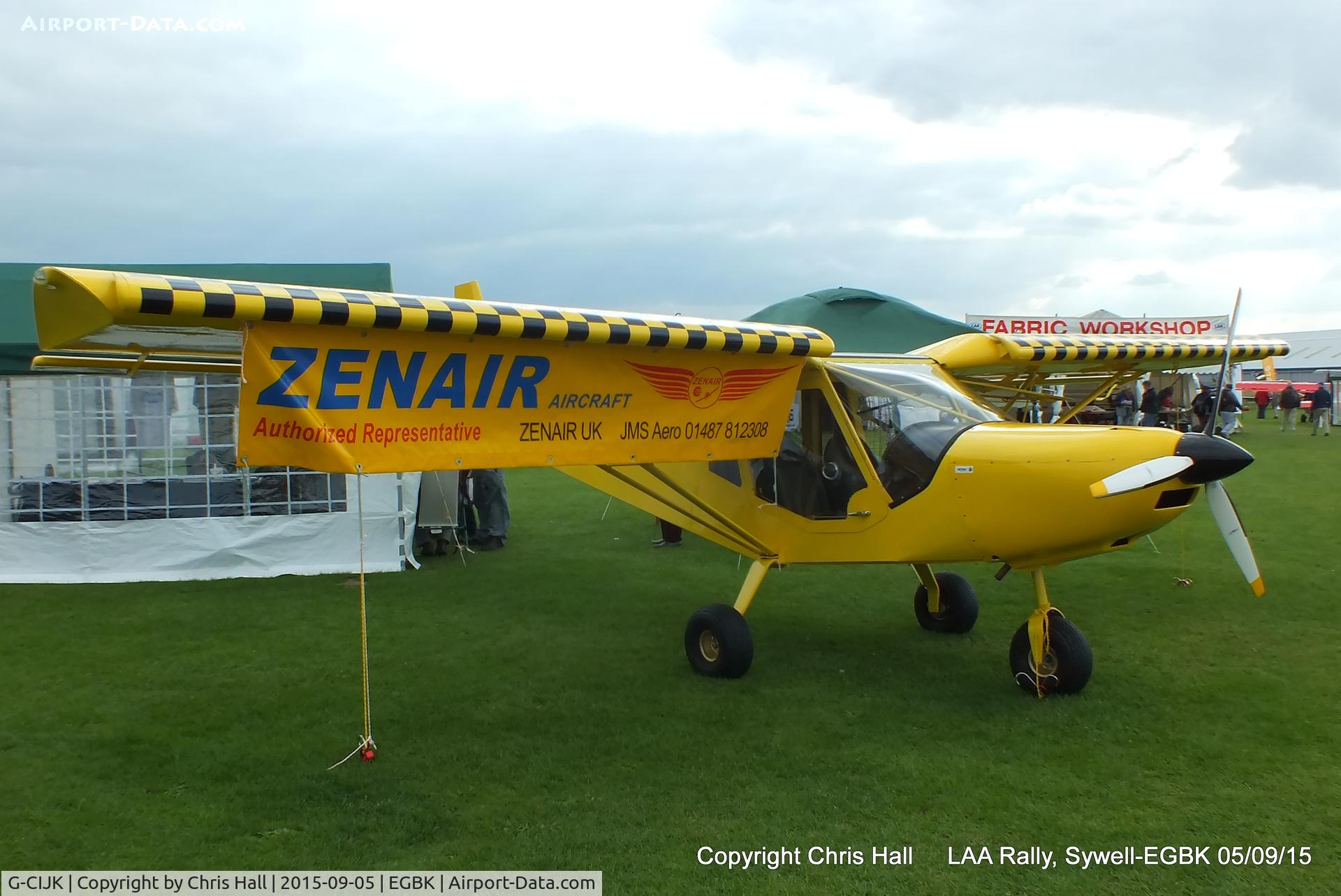 G-CIJK, 2014 Zenair STOL CH-750 C/N LAA 381-15187, at the LAA Rally 2015, Sywell