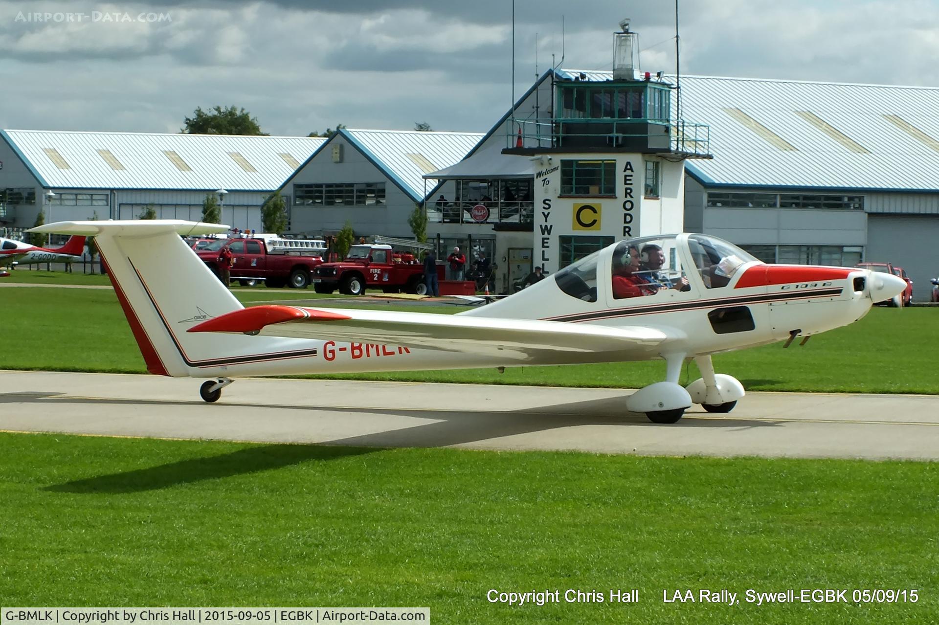 G-BMLK, 1986 Grob G-109B C/N 6424, at the LAA Rally 2015, Sywell