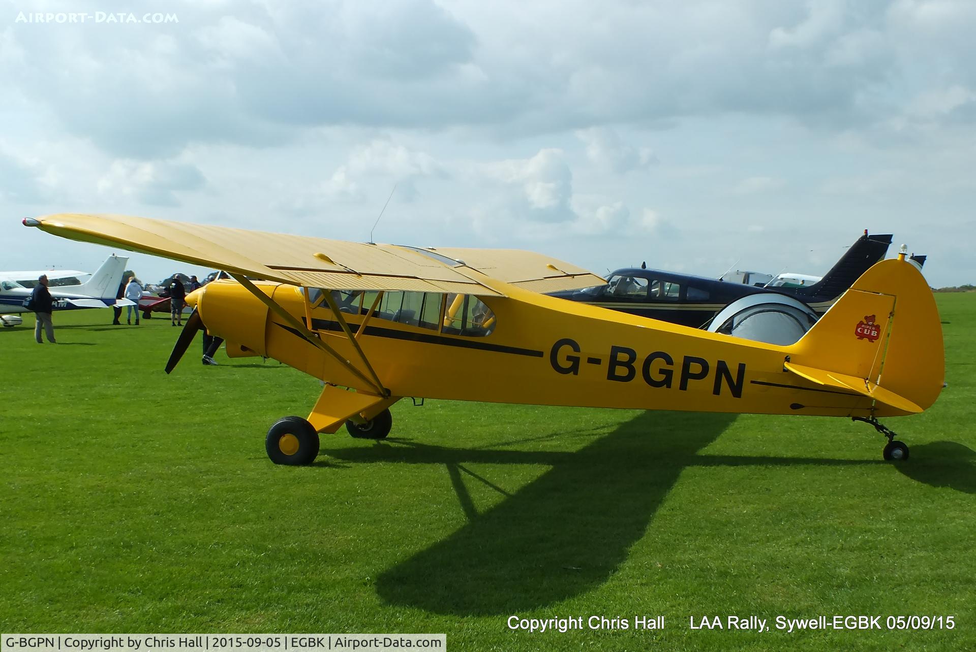 G-BGPN, 1978 Piper PA-18-150 Super Cub C/N 18-7909044, at the LAA Rally 2015, Sywell