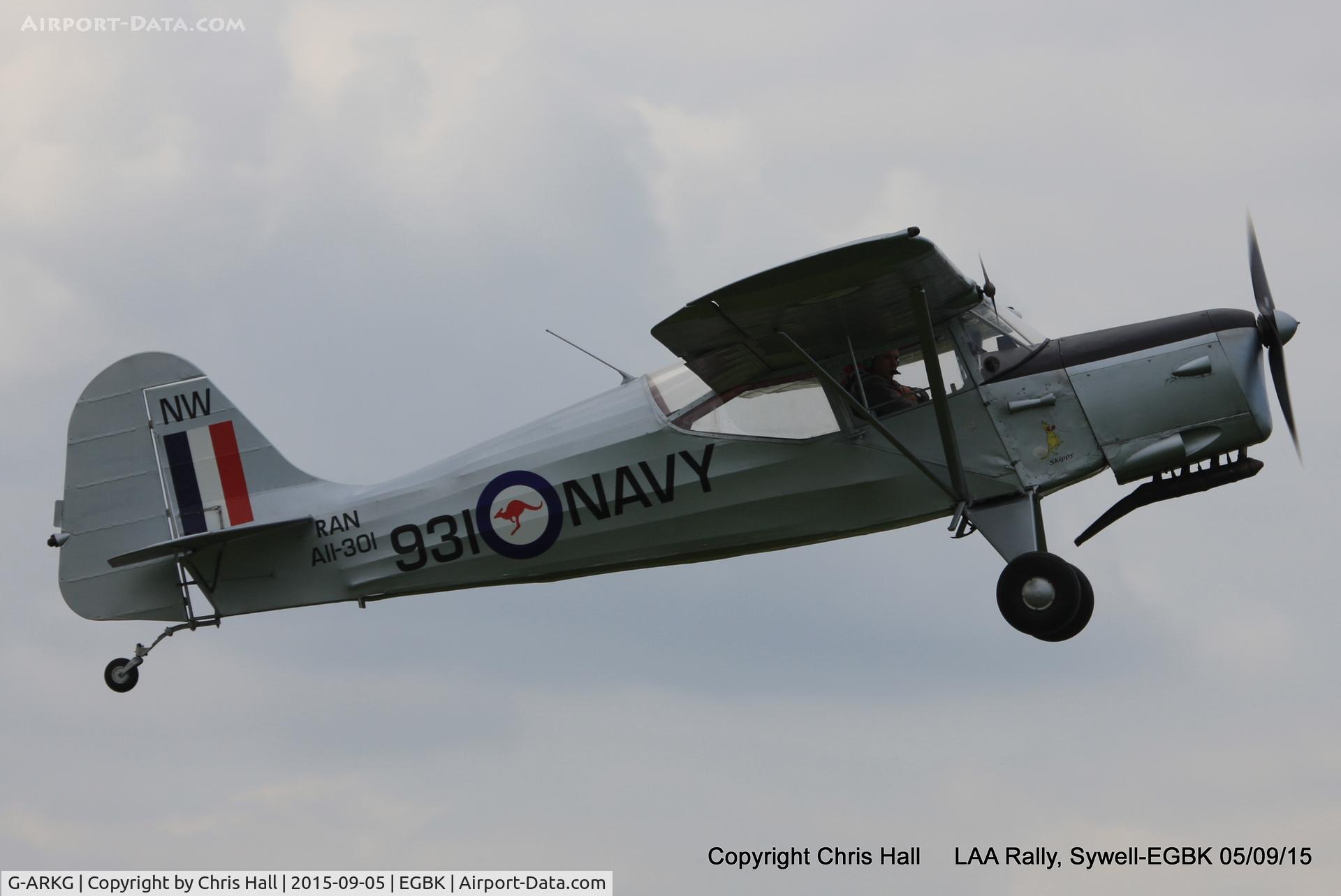 G-ARKG, 1952 Auster J-5G Autocar C/N 3061, at the LAA Rally 2015, Sywell