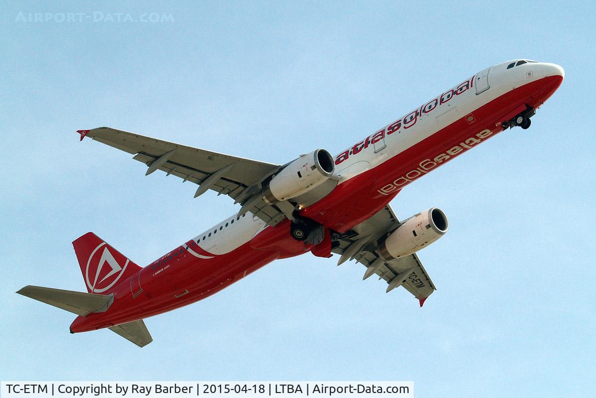 TC-ETM, 1996 Airbus A321-131 C/N 604, Airbus A321-131 [0604] (AtlasGlobal) Istanbul-Ataturk~TC 18/04/2015