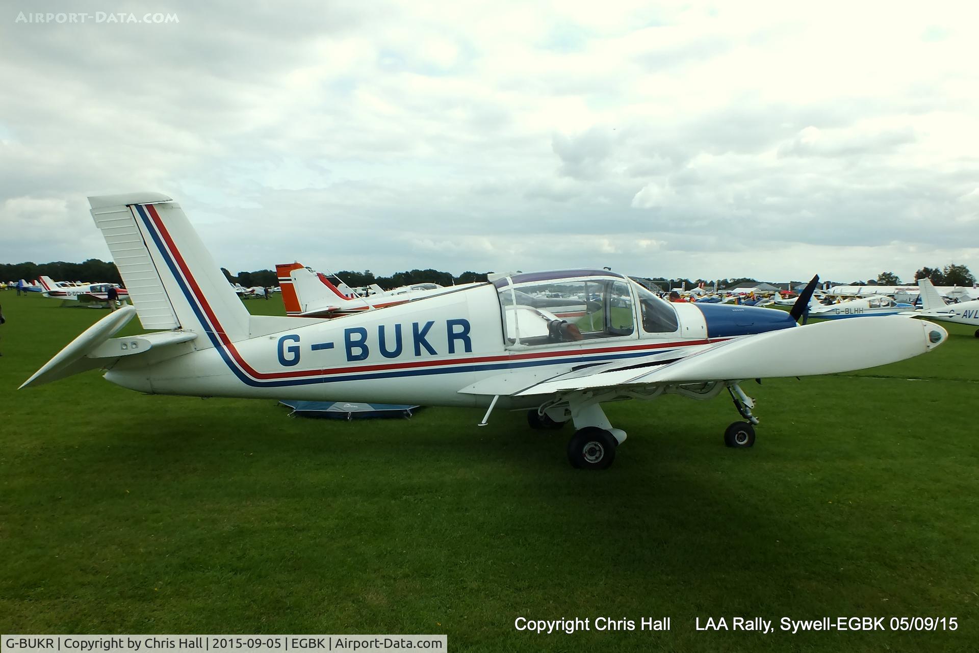 G-BUKR, 1977 Socata MS-880B Rallye Club C/N 2923, at the LAA Rally 2015, Sywell