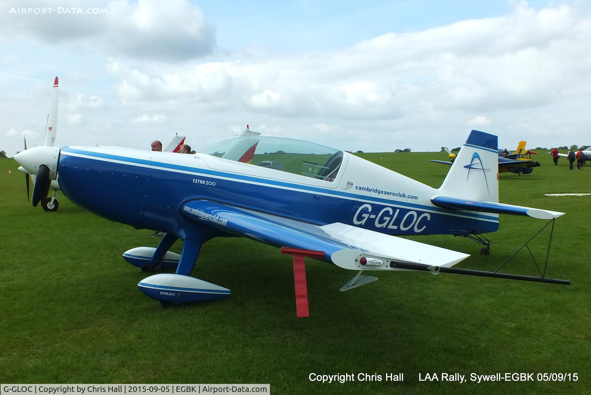 G-GLOC, 2007 Extra EA-300/200 C/N 1039, at the LAA Rally 2015, Sywell