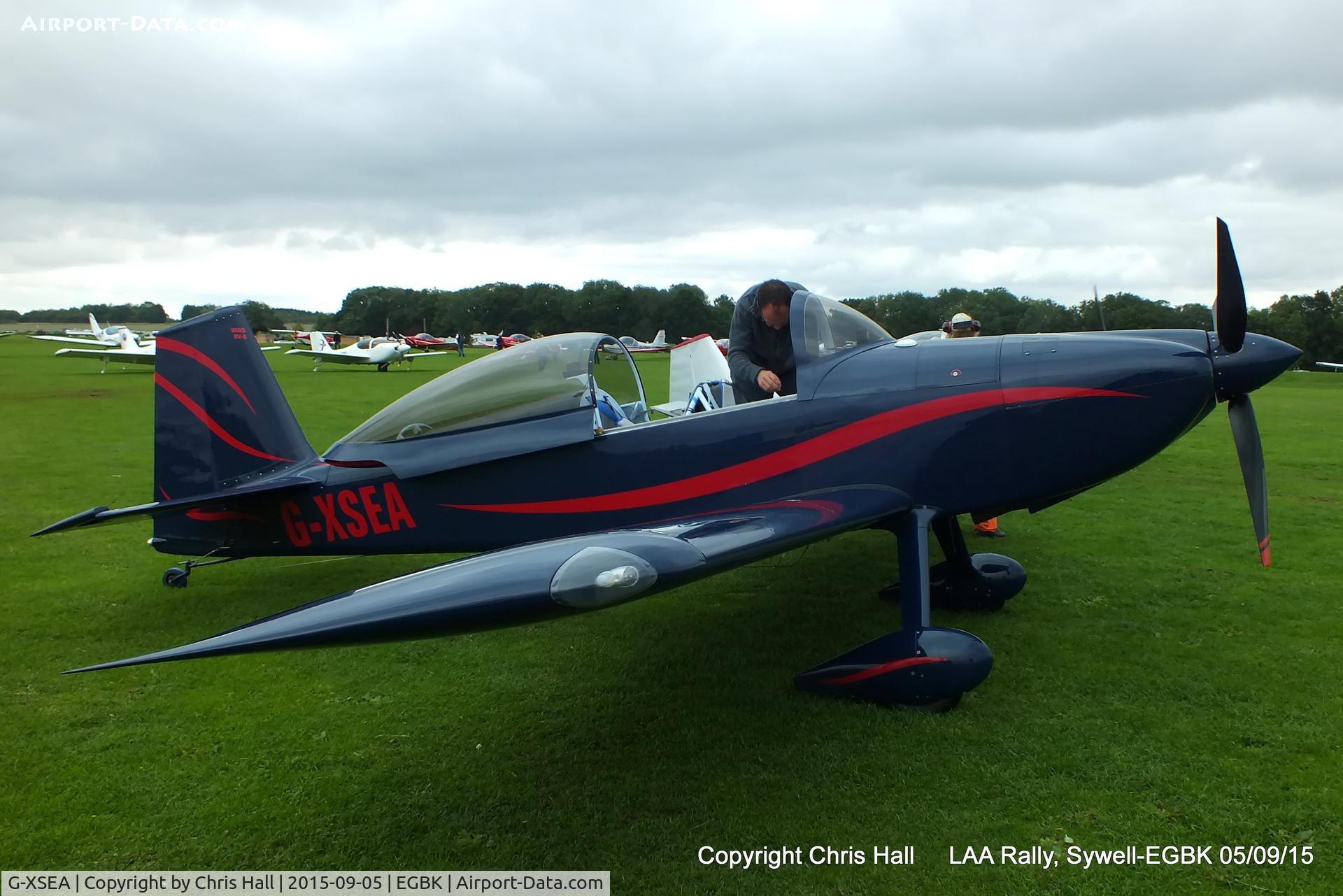 G-XSEA, 2005 Vans RV-8 C/N PFA 303-14228, at the LAA Rally 2015, Sywell