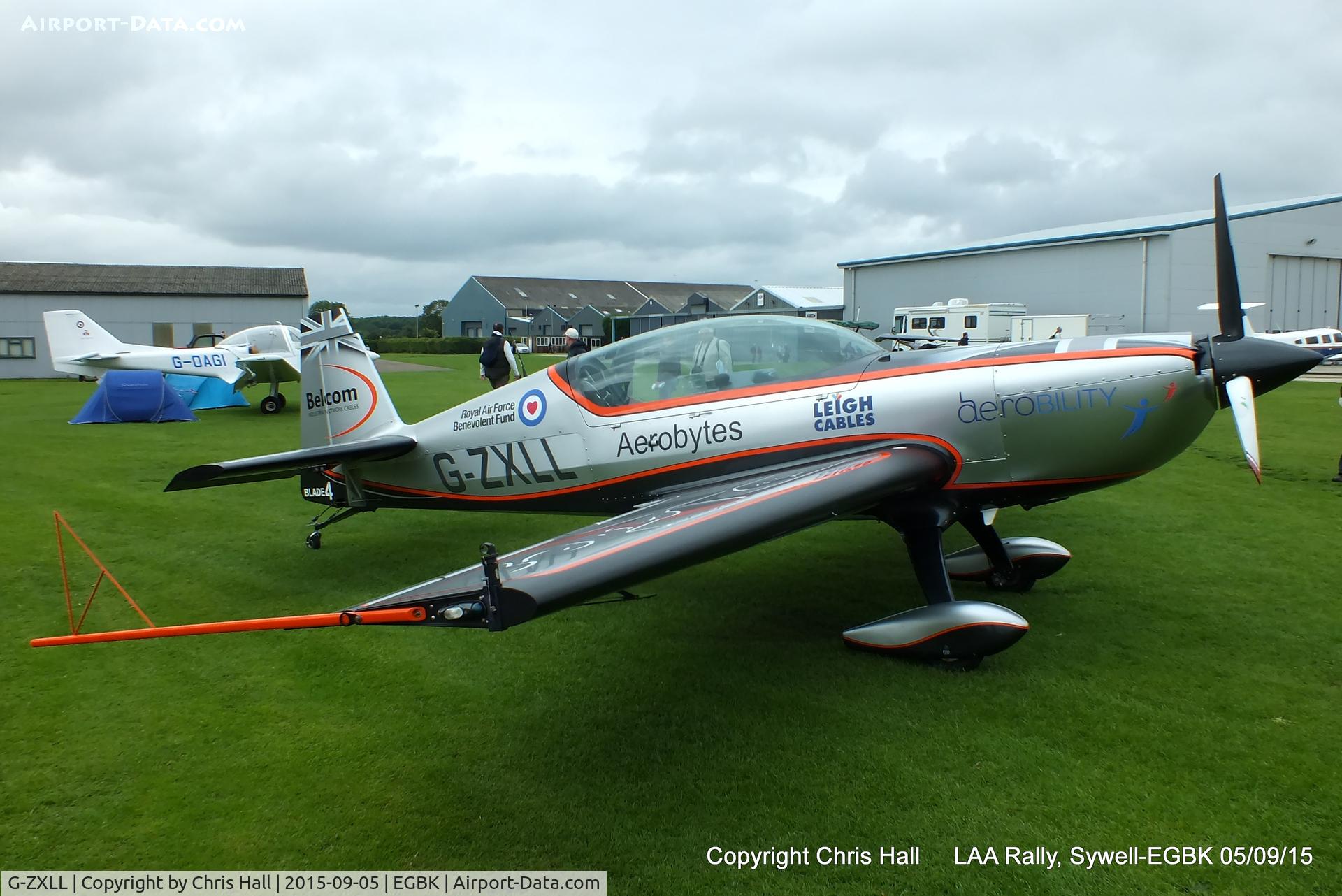 G-ZXLL, 2011 Extra EA-300L C/N 1319, at the LAA Rally 2015, Sywell