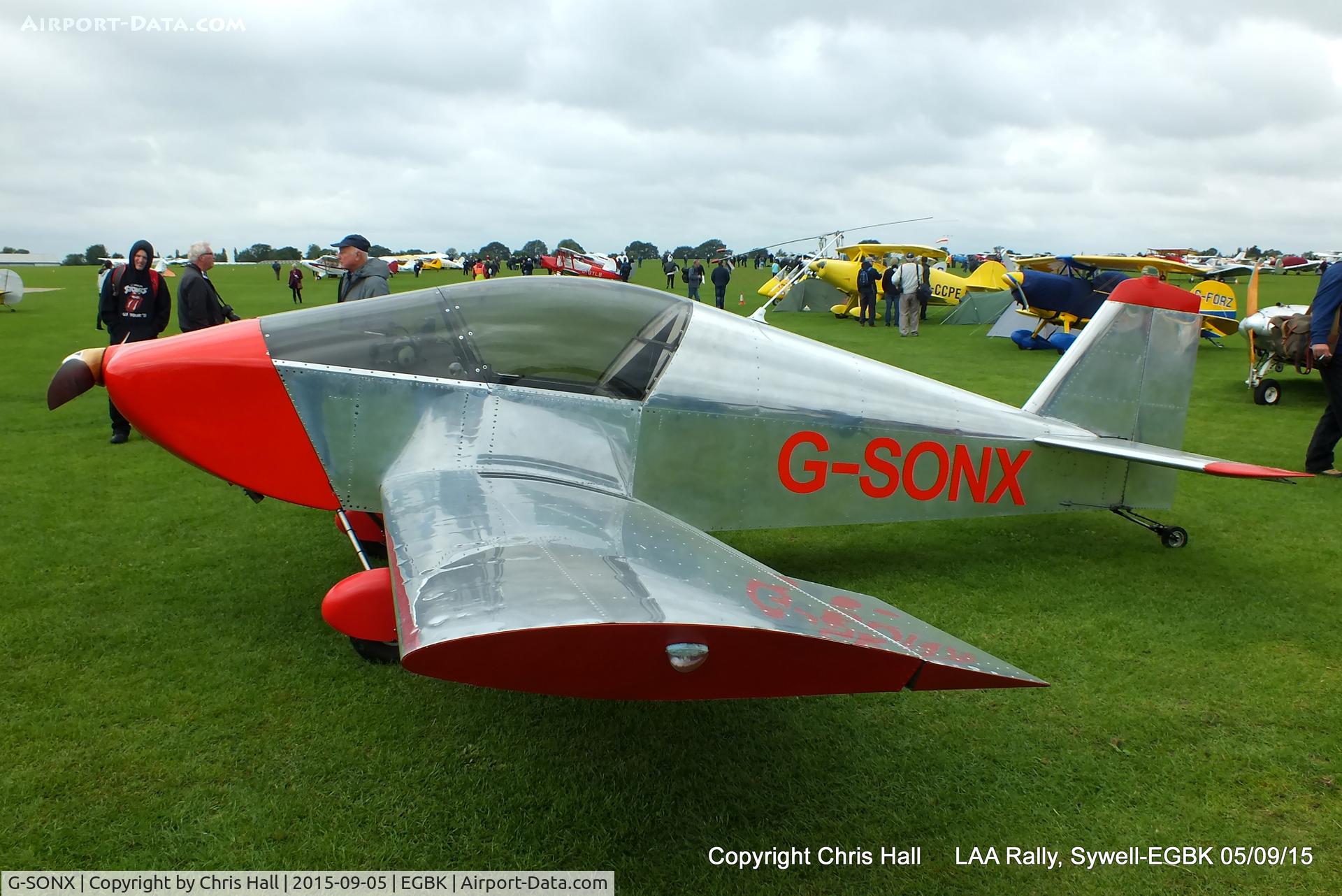 G-SONX, 2010 Sonex Sonex C/N LAA 337-14776, at the LAA Rally 2015, Sywell