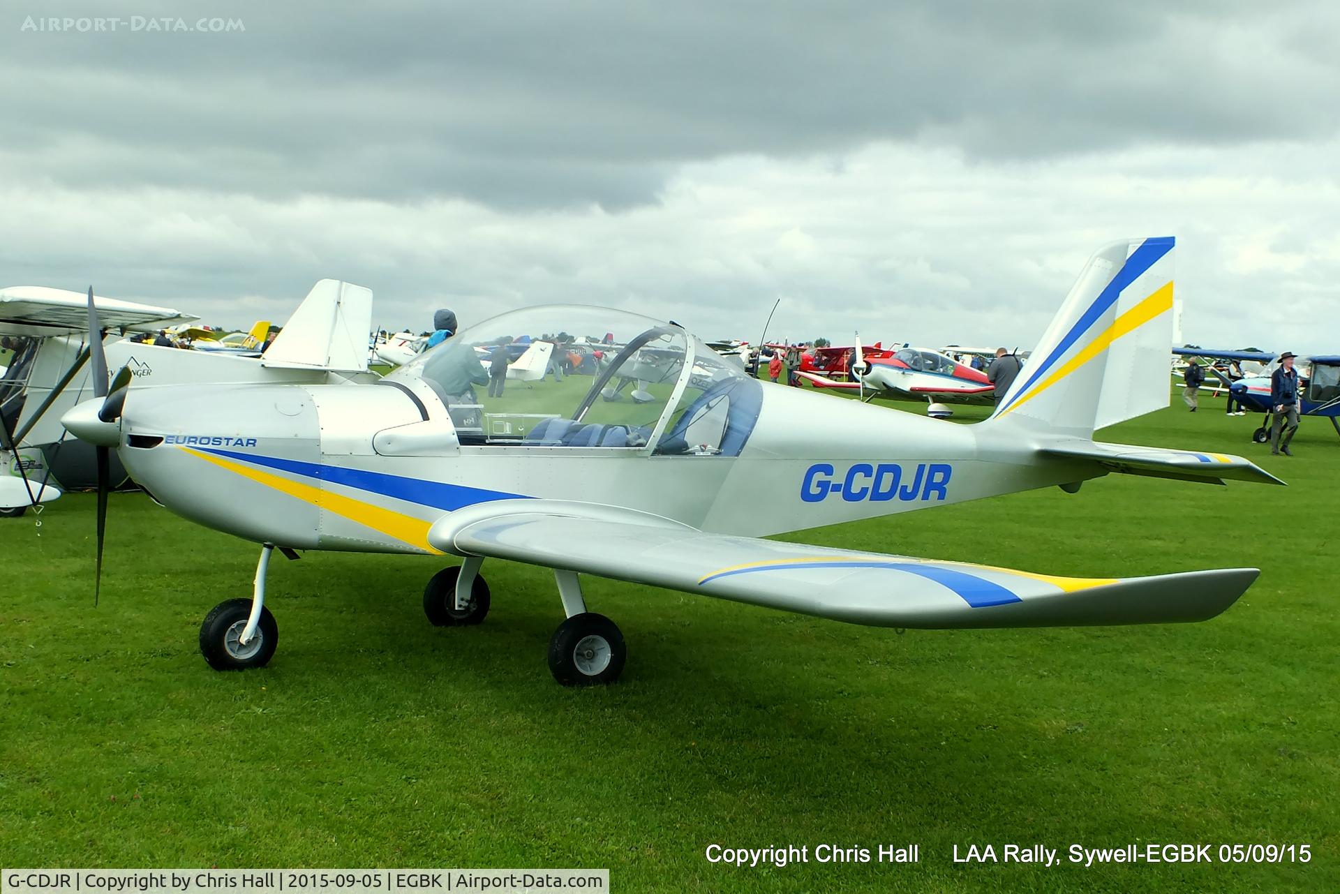 G-CDJR, 2005 Cosmik EV-97 Eurostar C/N 2318, at the LAA Rally 2015, Sywell