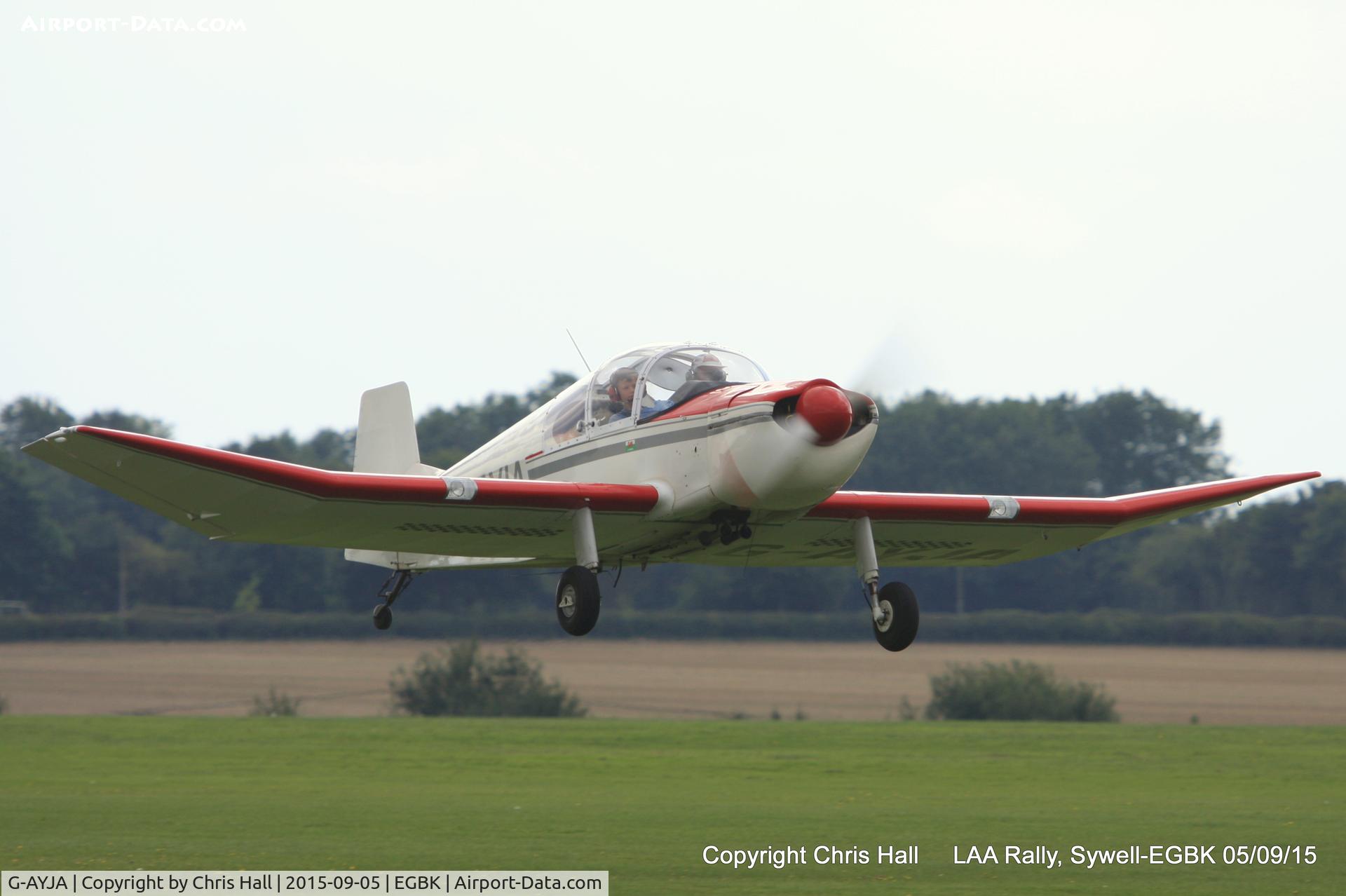 G-AYJA, 1960 SAN Jodel DR-1050 Ambassadeur C/N 150, at the LAA Rally 2015, Sywell