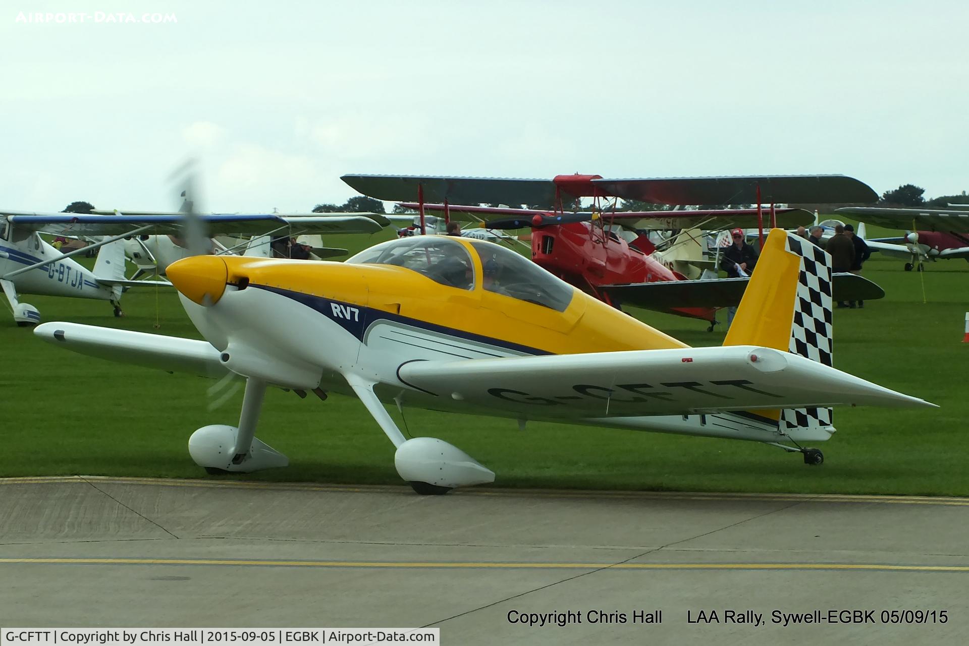 G-CFTT, 2009 Vans RV-7 C/N PFA 323-14405, at the LAA Rally 2015, Sywell