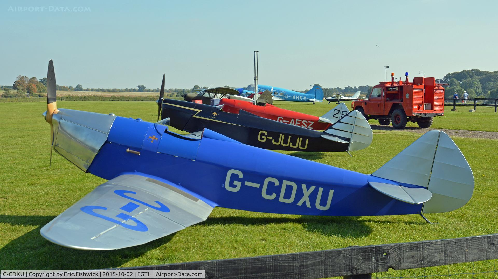 G-CDXU, 2006 Chilton DW1A C/N PFA 225-12038, 5. A trio of Chiltons at The Shuttleworth Collection, Old Warden, Biggleswade, Bedfordshire.