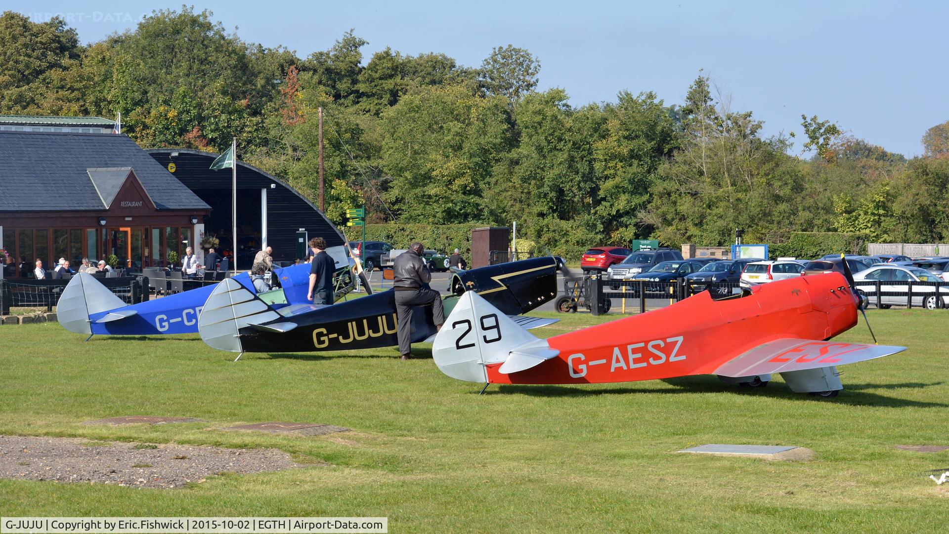 G-JUJU, 2014 Chilton DW1A C/N PFA 225-12726, 5. A trio of Chiltons at The Shuttleworth Collection, Old Warden, Biggleswade, Bedfordshire.