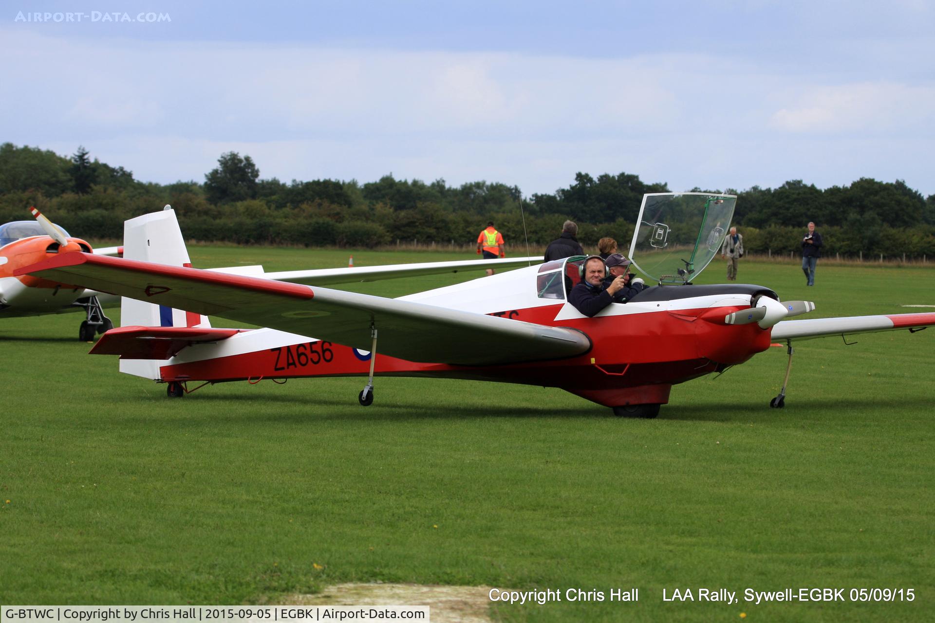 G-BTWC, 1980 Slingsby T-61F Venture T2 C/N 1975, at the LAA Rally 2015, Sywell