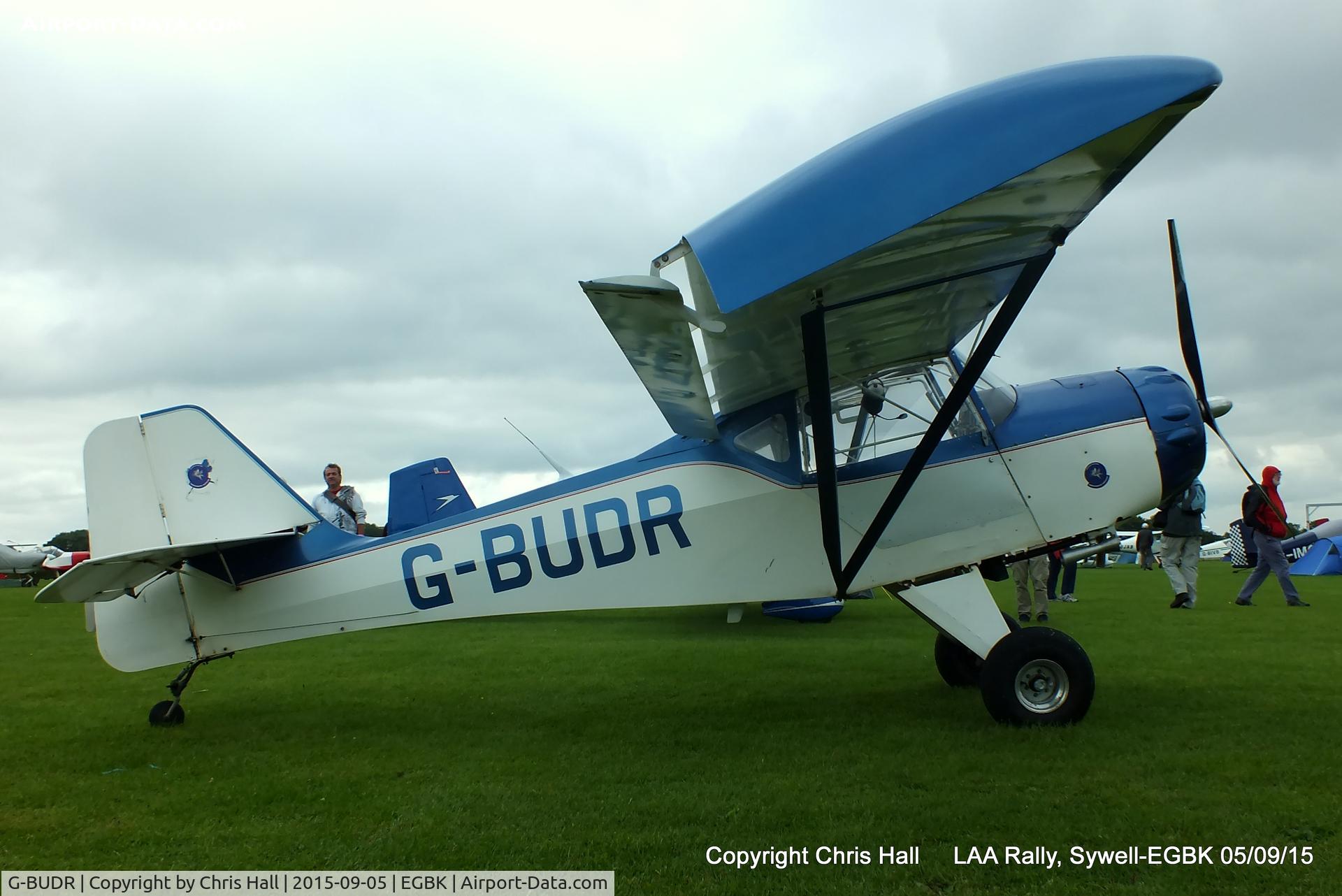G-BUDR, 1992 Denney Kitfox Mk3 C/N PFA 172-12107, at the LAA Rally 2015, Sywell