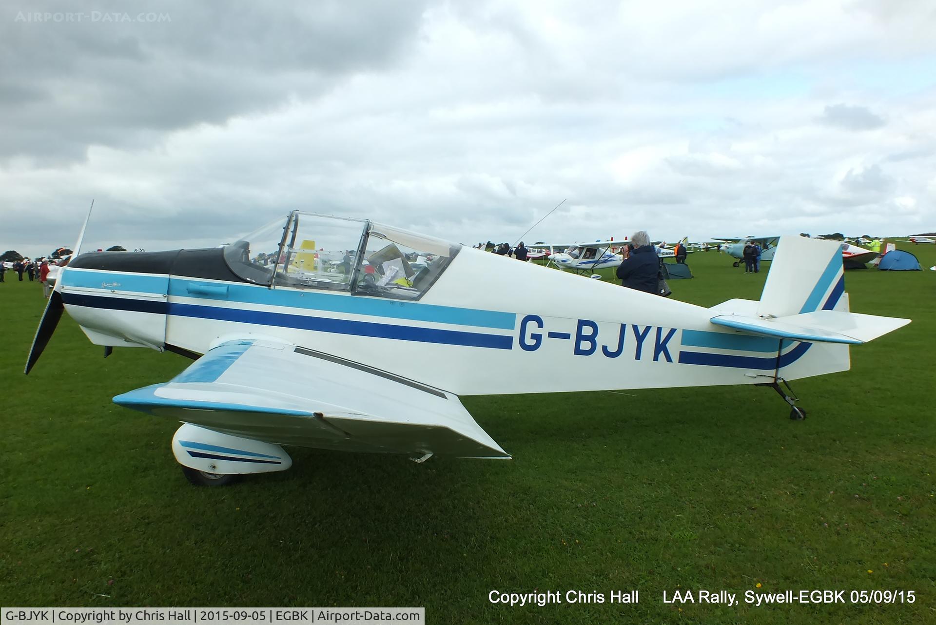 G-BJYK, 1960 Jodel (Wassmer) D-120A Paris-Nice C/N 185, at the LAA Rally 2015, Sywell