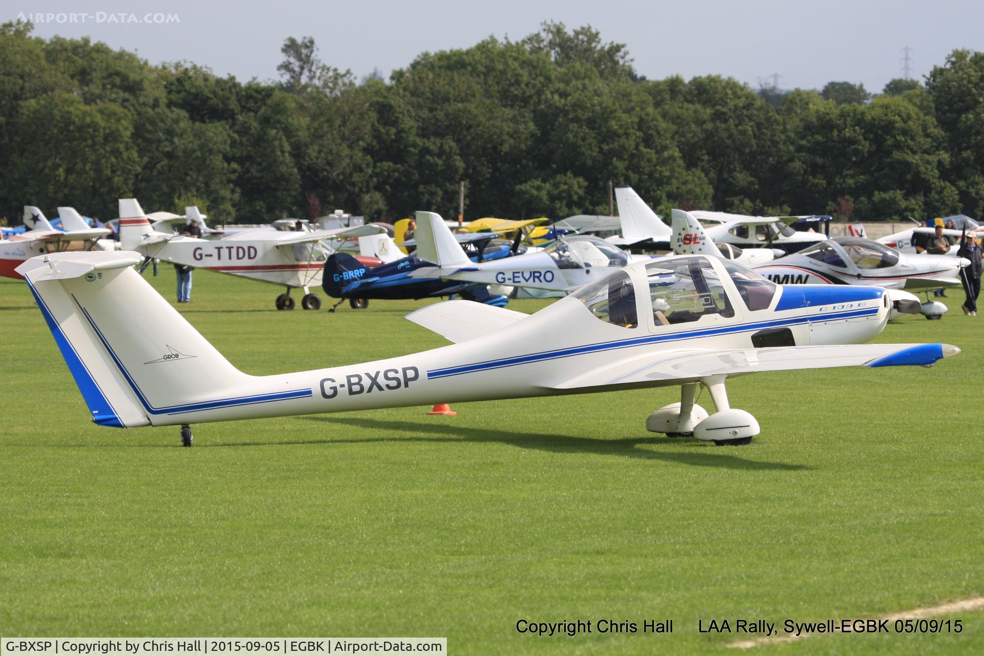 G-BXSP, 1985 Grob G-109B C/N 6335, at the LAA Rally 2015, Sywell