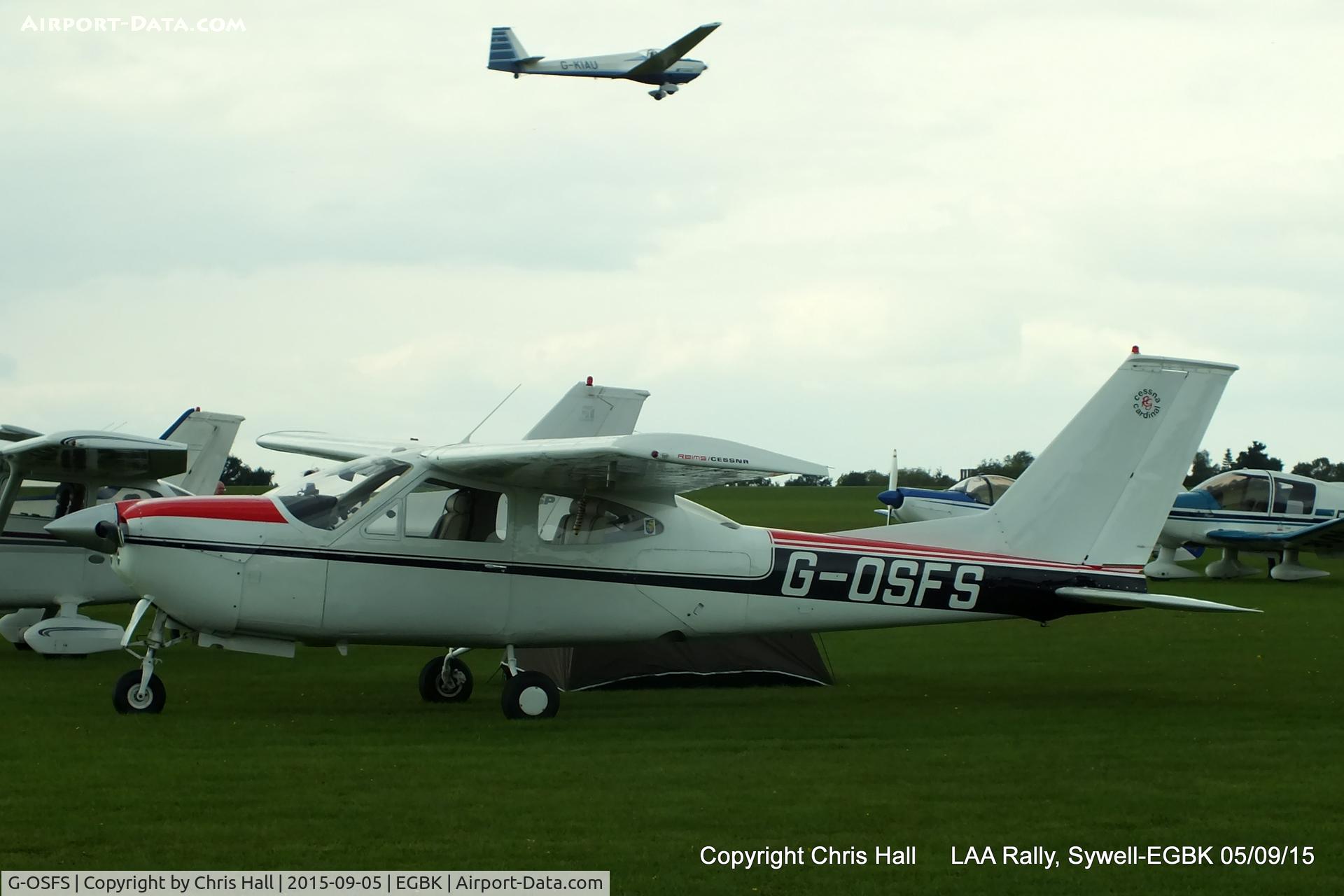 G-OSFS, 1973 Reims F177RG Cardinal RG C/N 177RG0082, at the LAA Rally 2015, Sywell