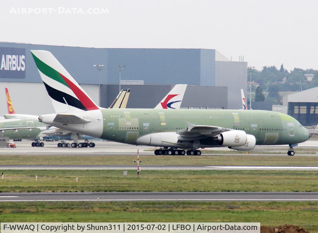 F-WWAQ, 2015 Airbus A380-861 C/N 0203, C/n 0203 - For Emirates