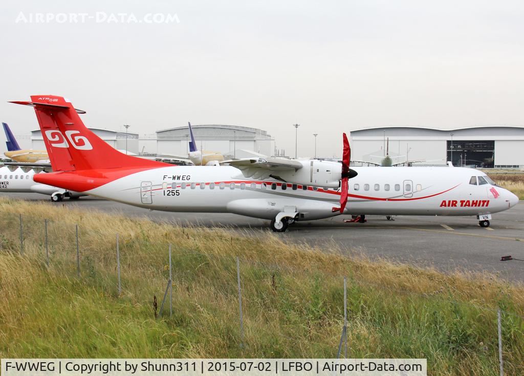 F-WWEG, 2015 ATR 72-600 (72-212A) C/N 1255, C/n 1255 - To be F-ORVN