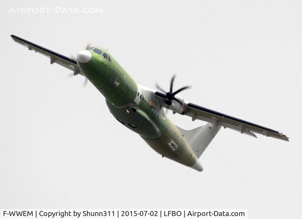 F-WWEM, 2015 ATR 72-600 C/N 1261, C/n 1261 - For Transasia Airways